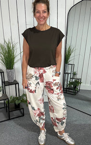 Floral Tulip Jogger