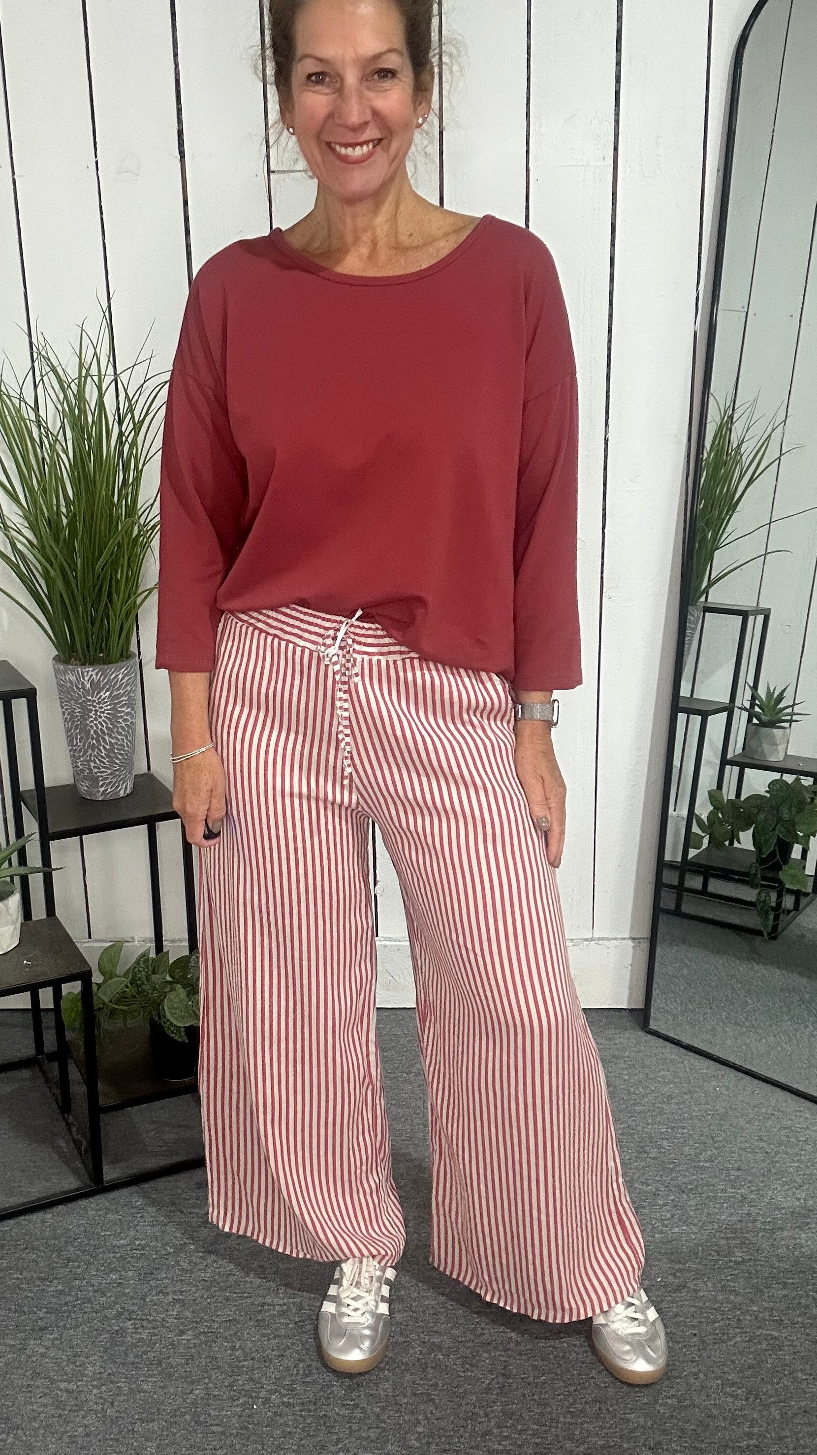 Madrid Pinstripe Trousers