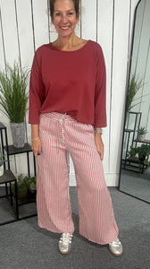 Madrid Pinstripe Trousers