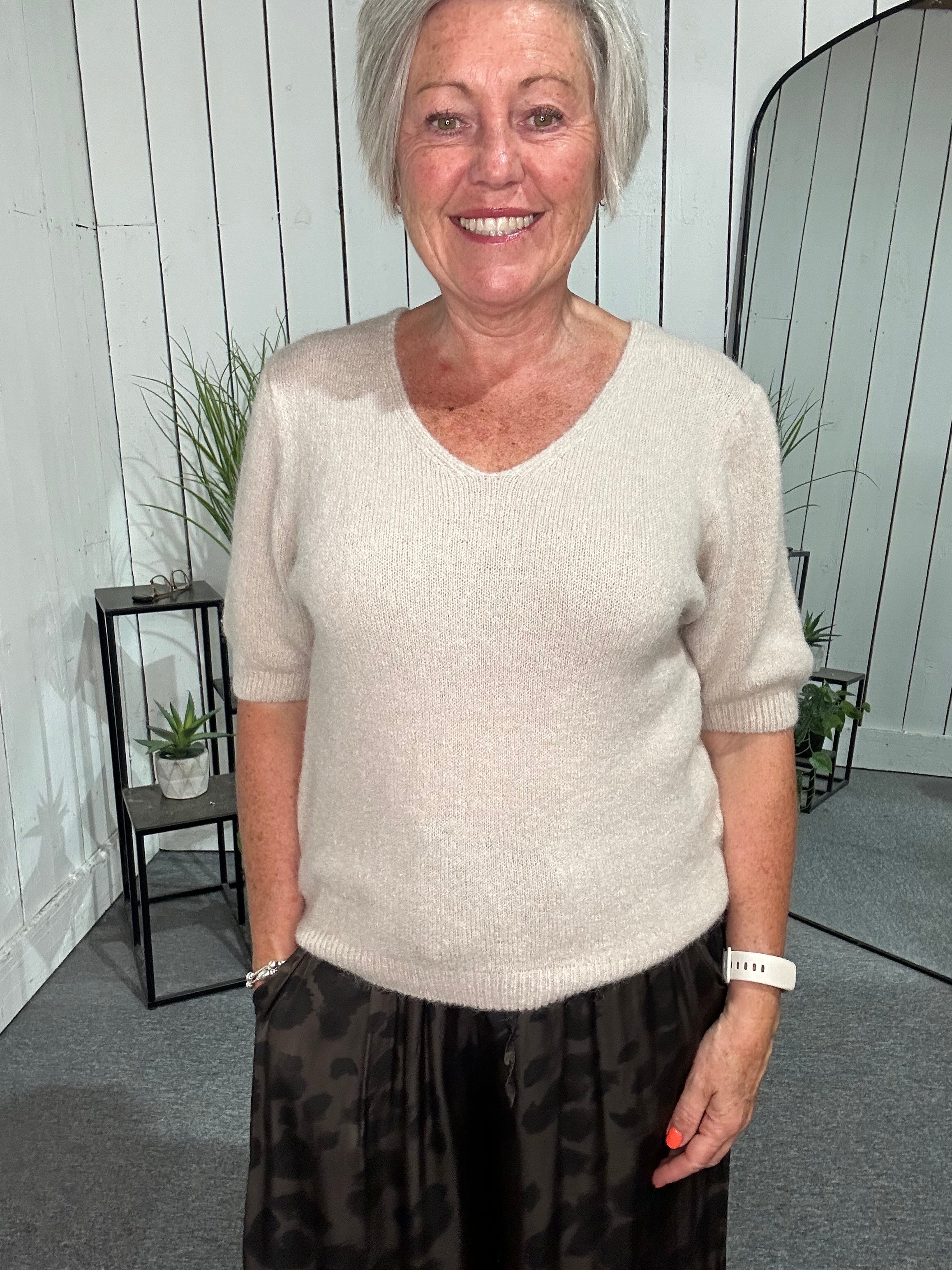 Mini V Neck Jumper
