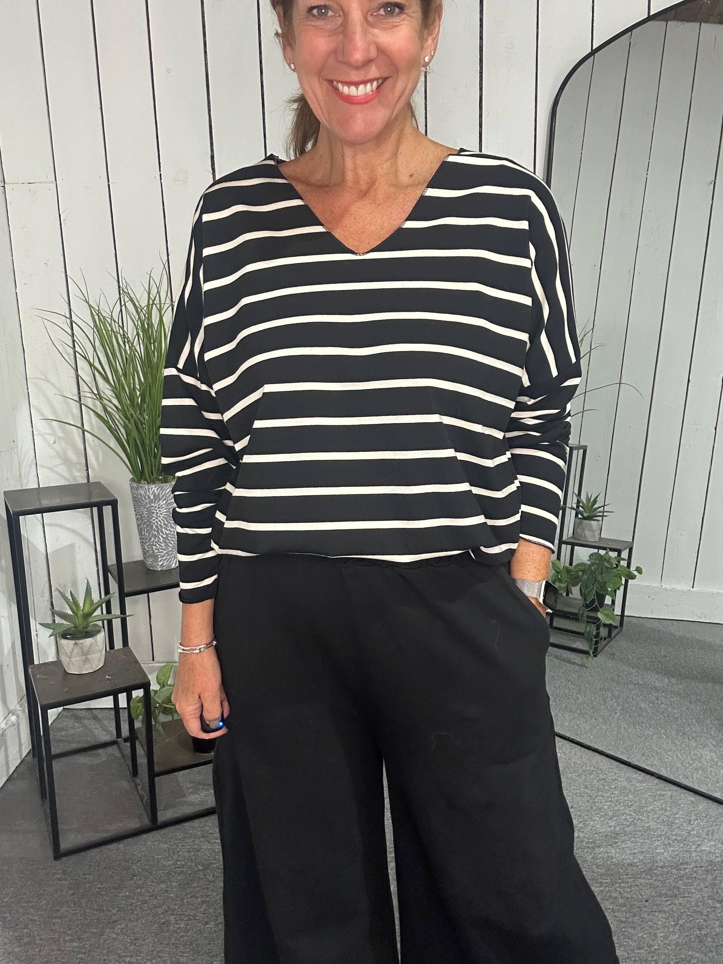 Sat Saver 30/8 Stripe Sweat