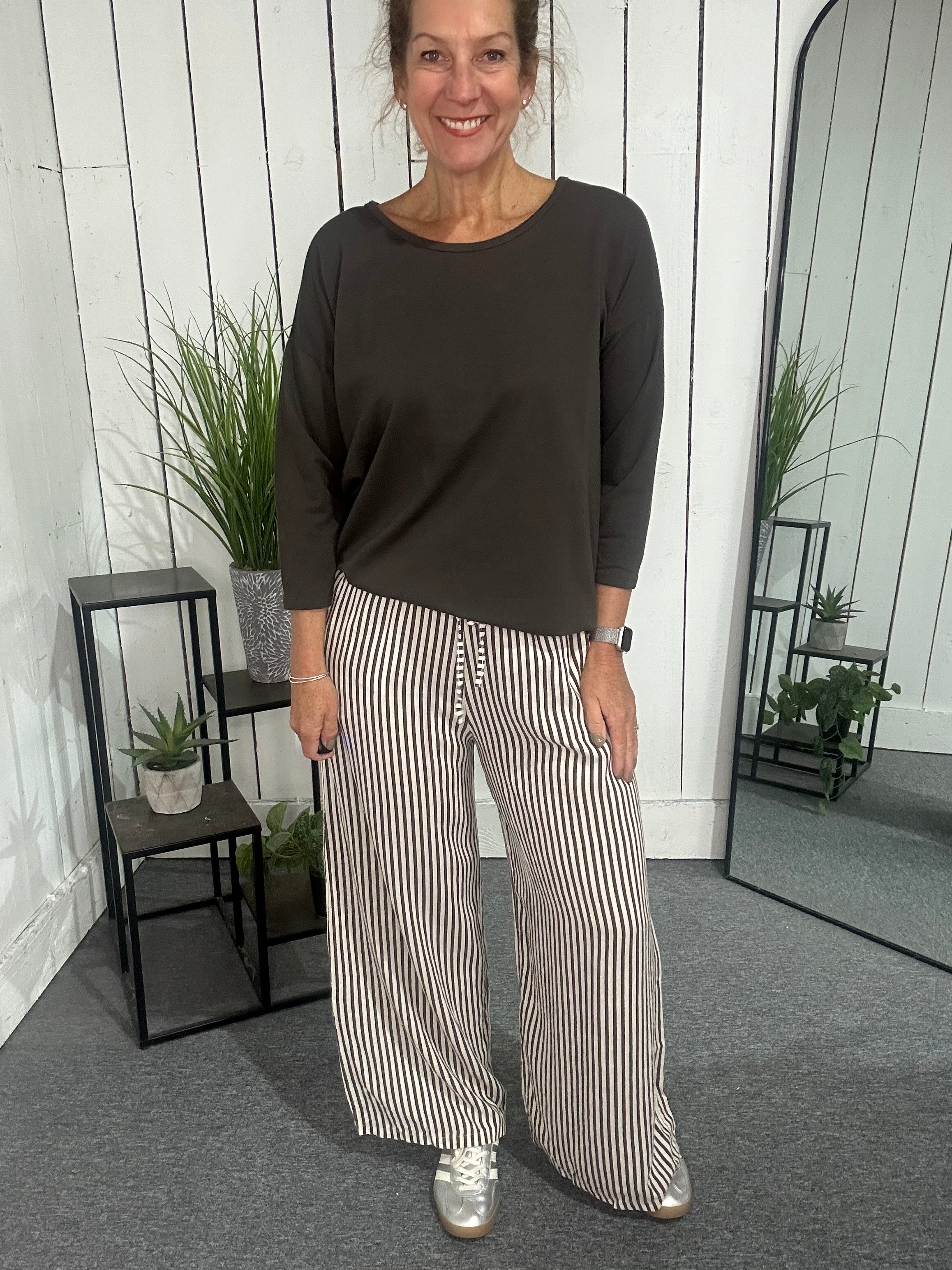 Madrid Pinstripe Trousers