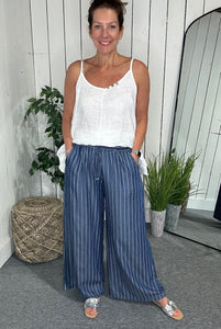 Pinstripe Trousers