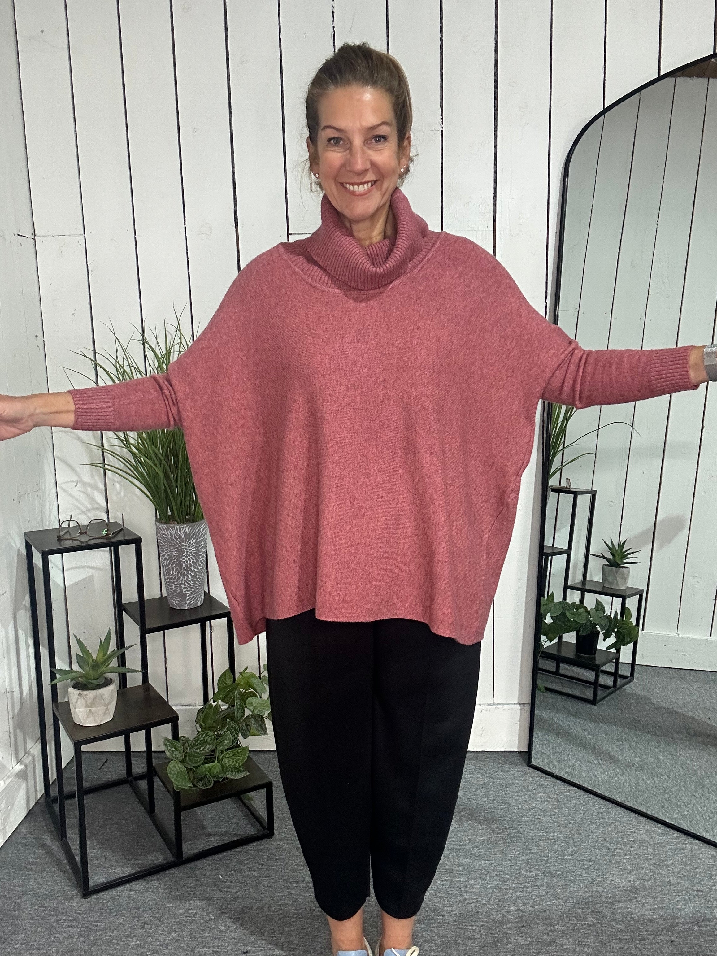 Oversized Roll Neck