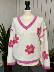 Pearl Flower Knit