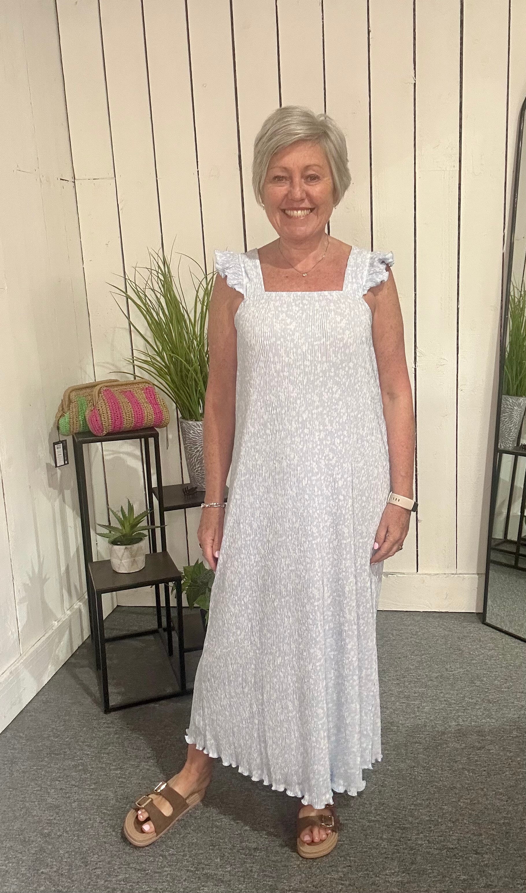 Plisse Sundress