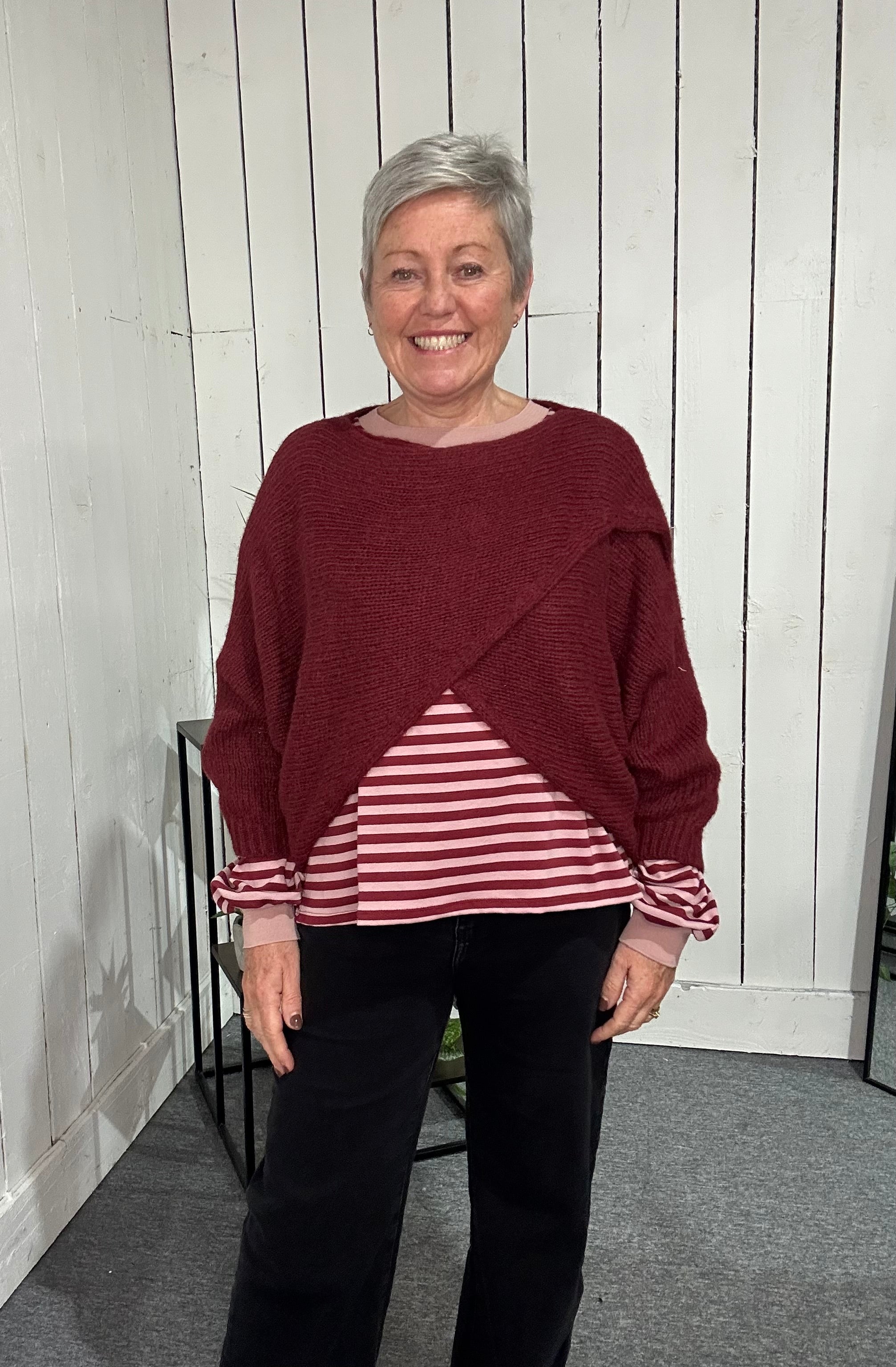 Friday Cross Front Knit