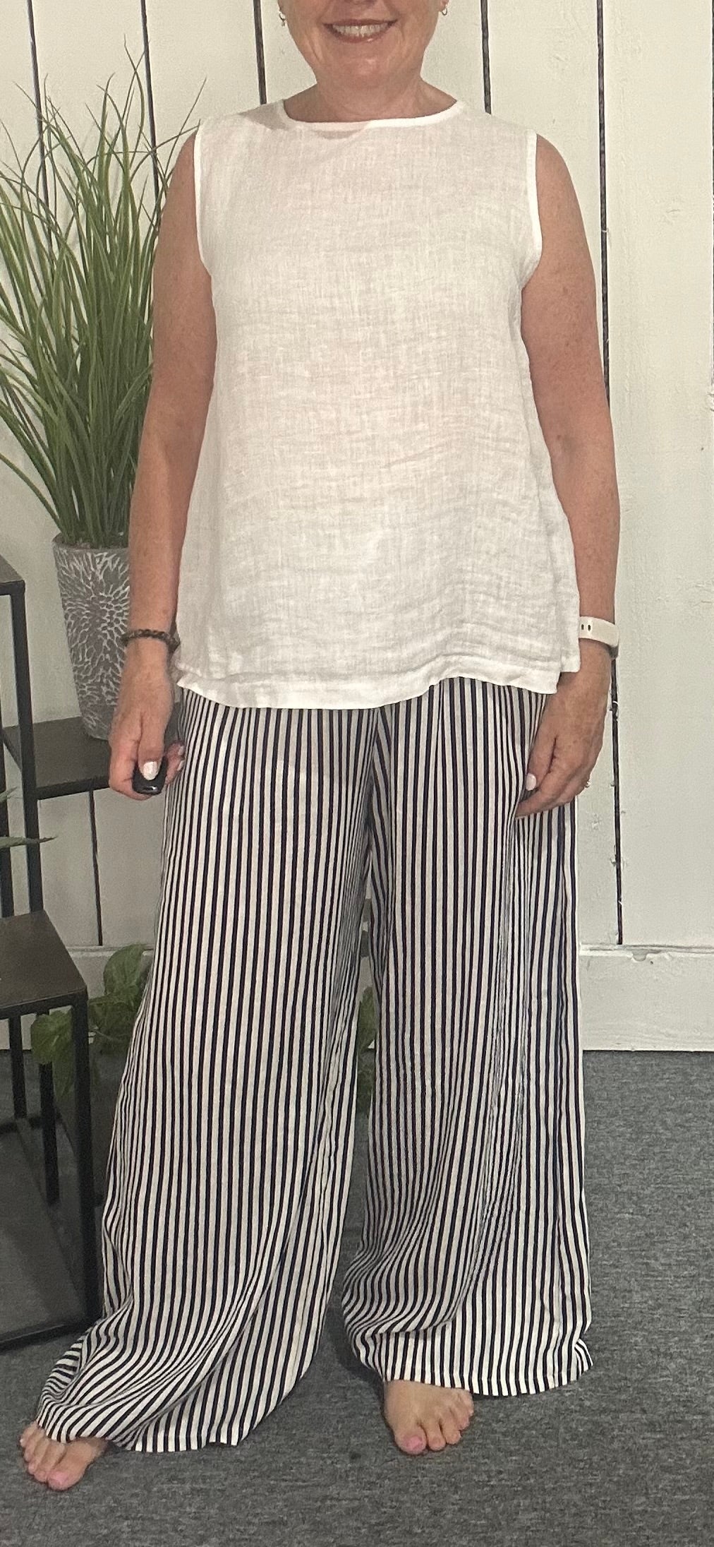 Madrid Pinstripe Trousers