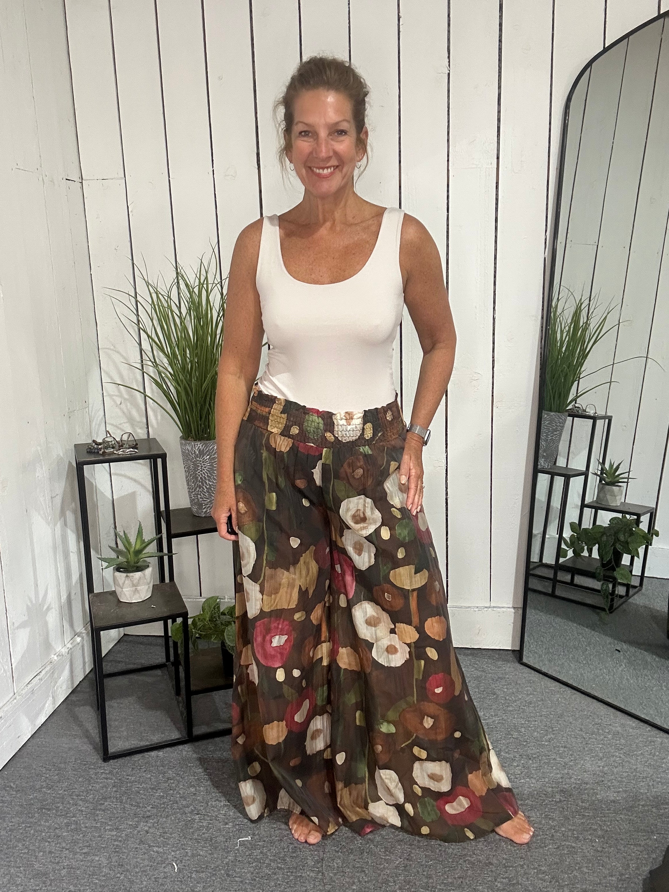 Print Palazzo Trousers