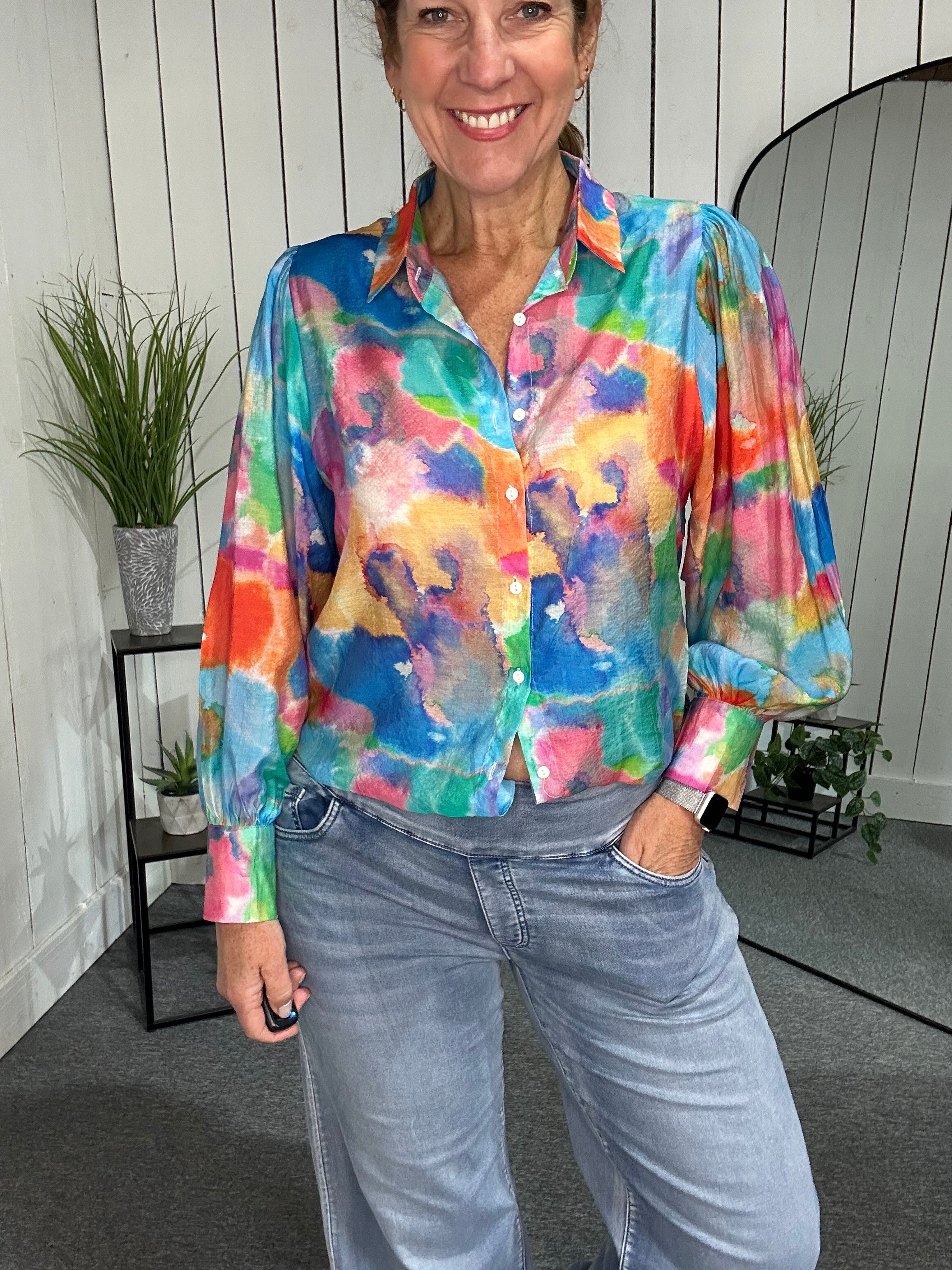 Water Colour Blouse