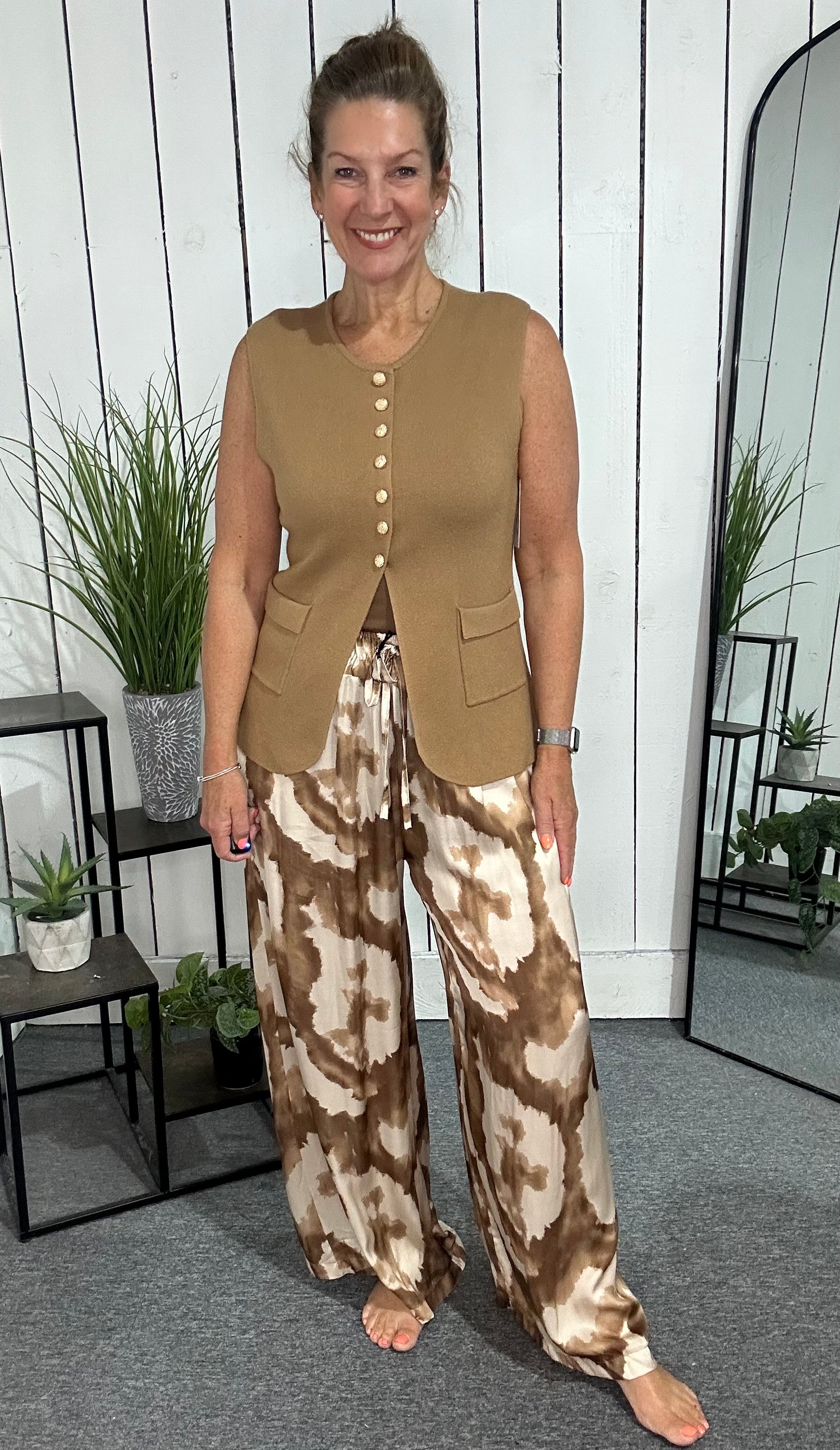 Inky Wide Leg Trousers