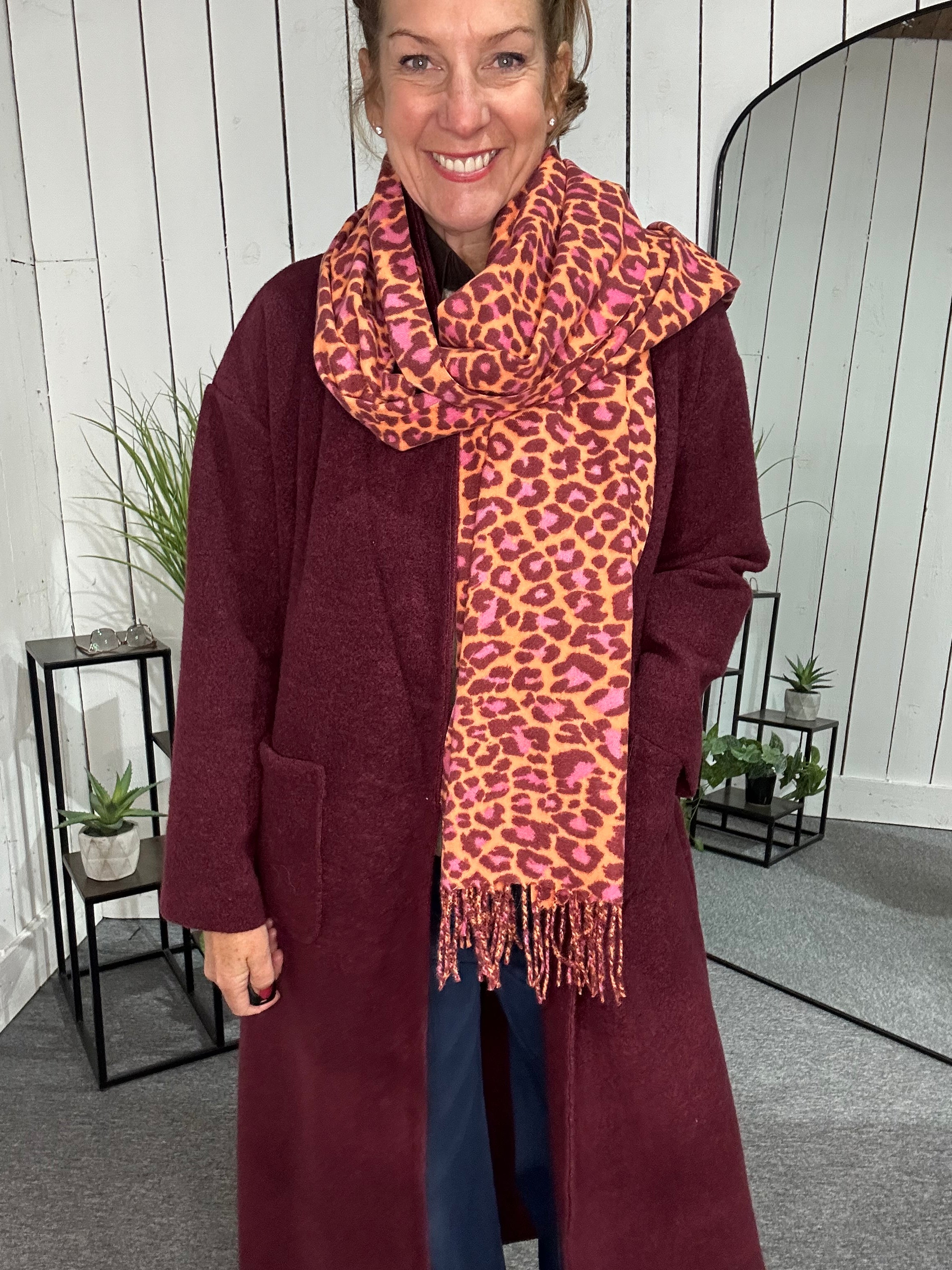 HT Neon Animal Scarf