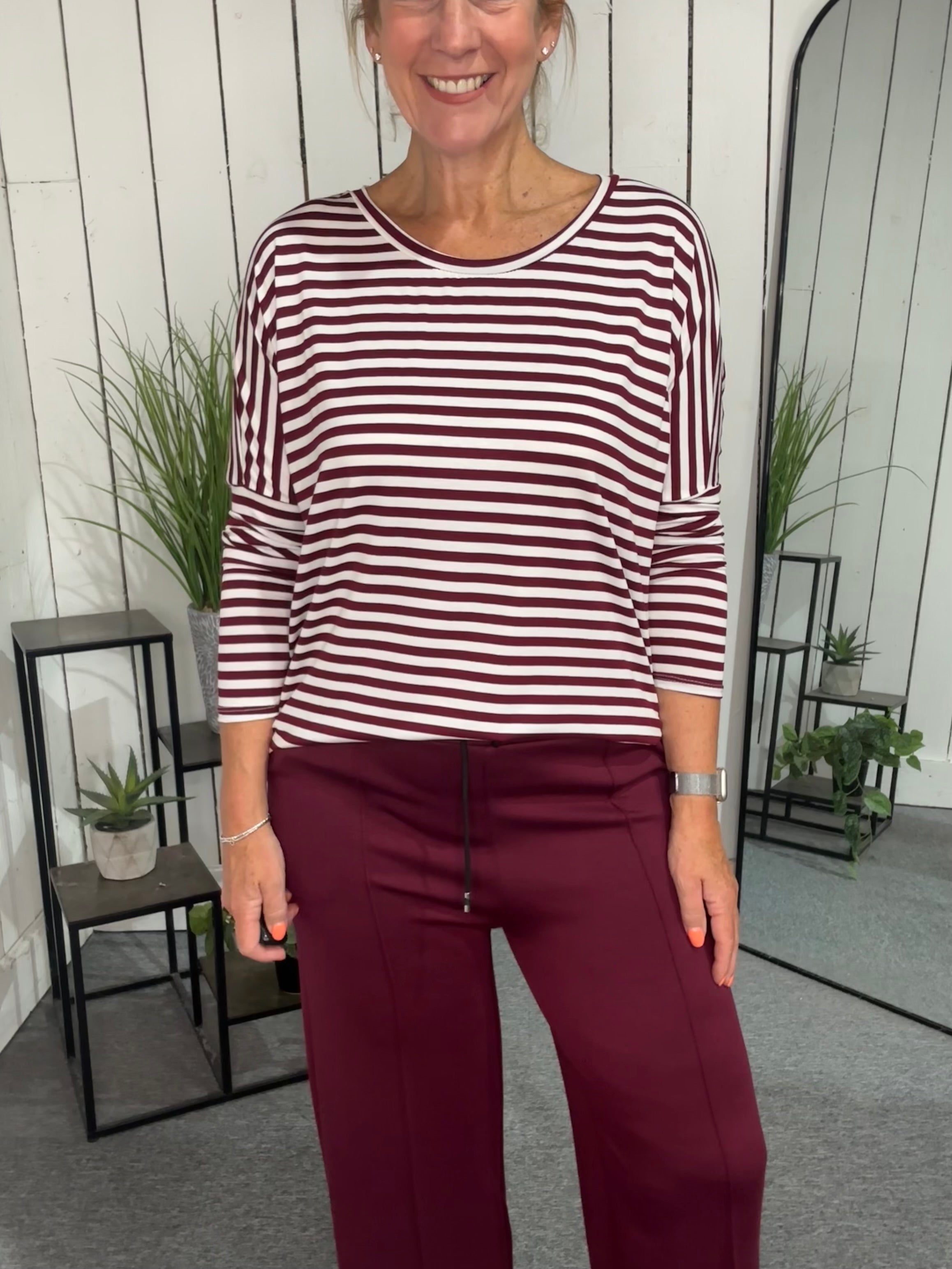 Striped Basic Top