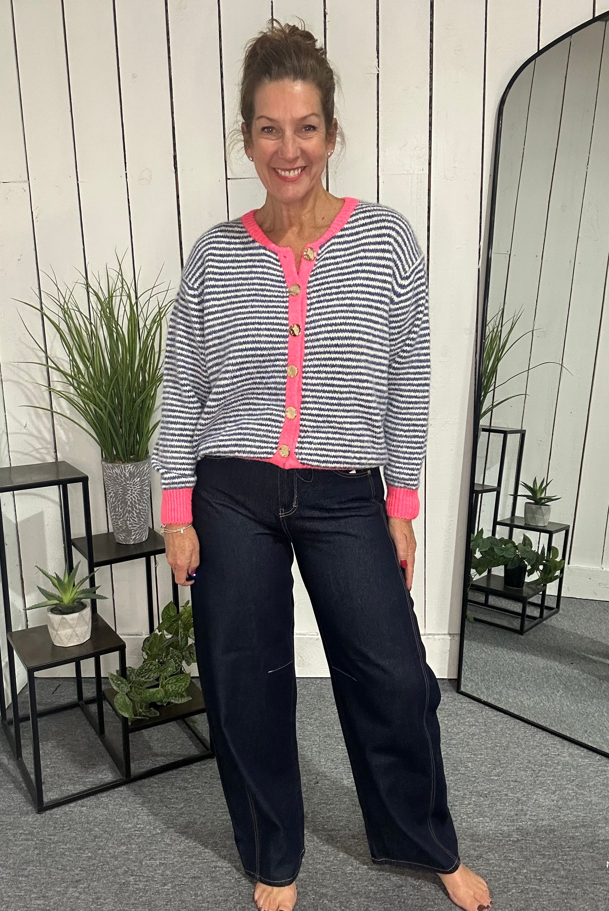 Joel Striped Cardigan