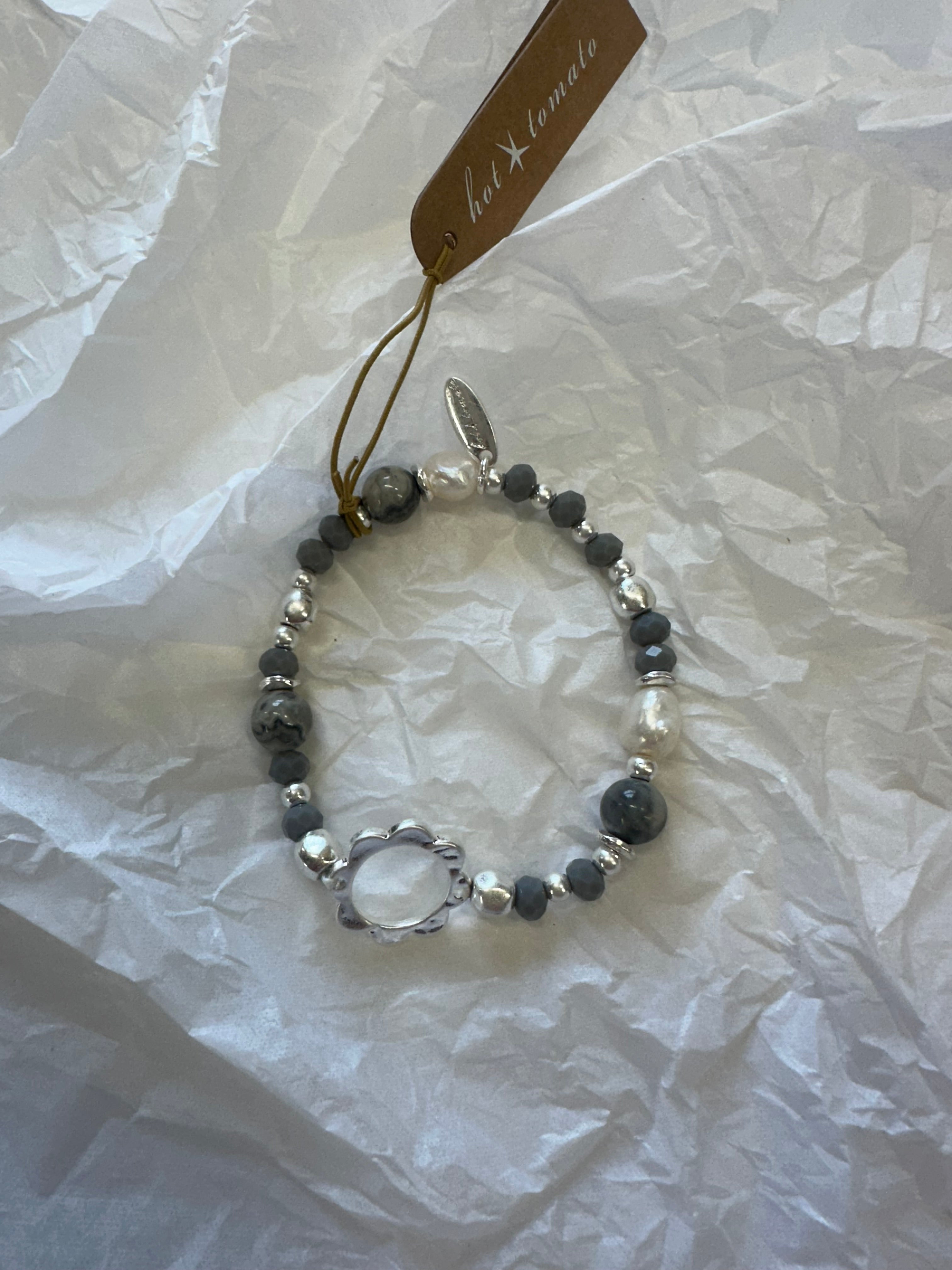 HT Pearl Flower Bracelet