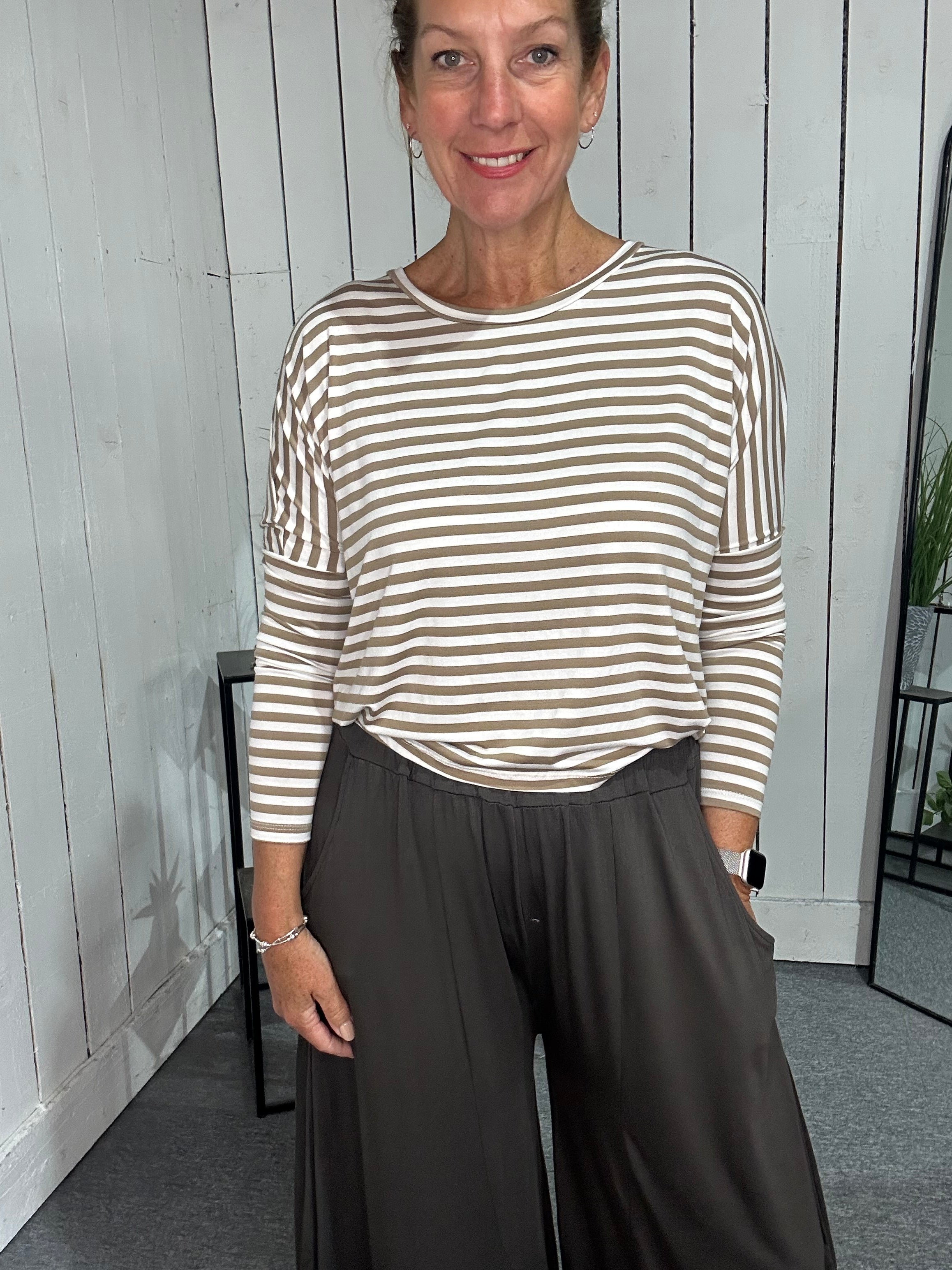 Striped Basic Top