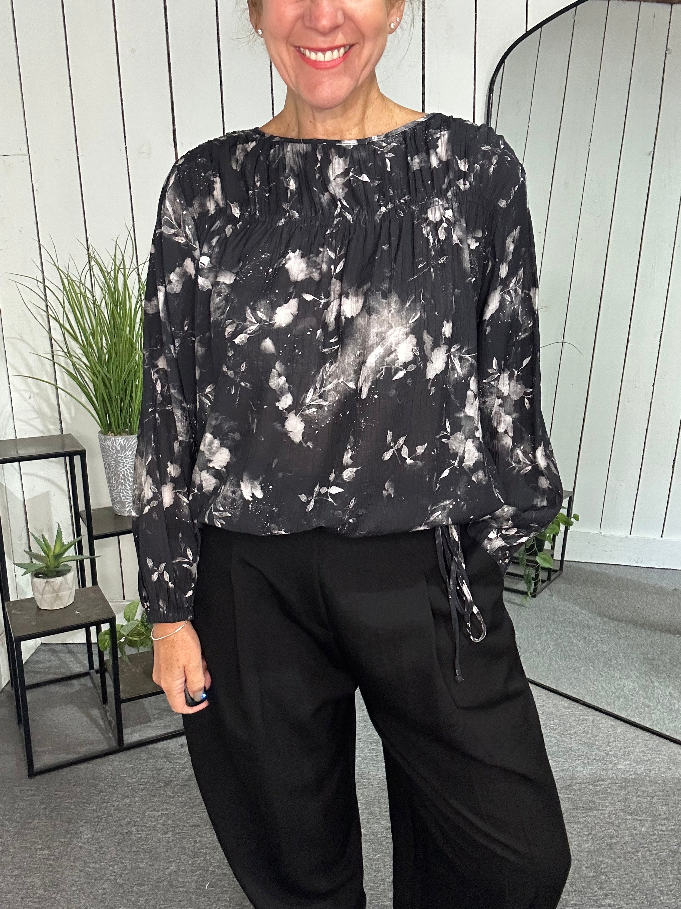 Dreams Tie Side Blouse