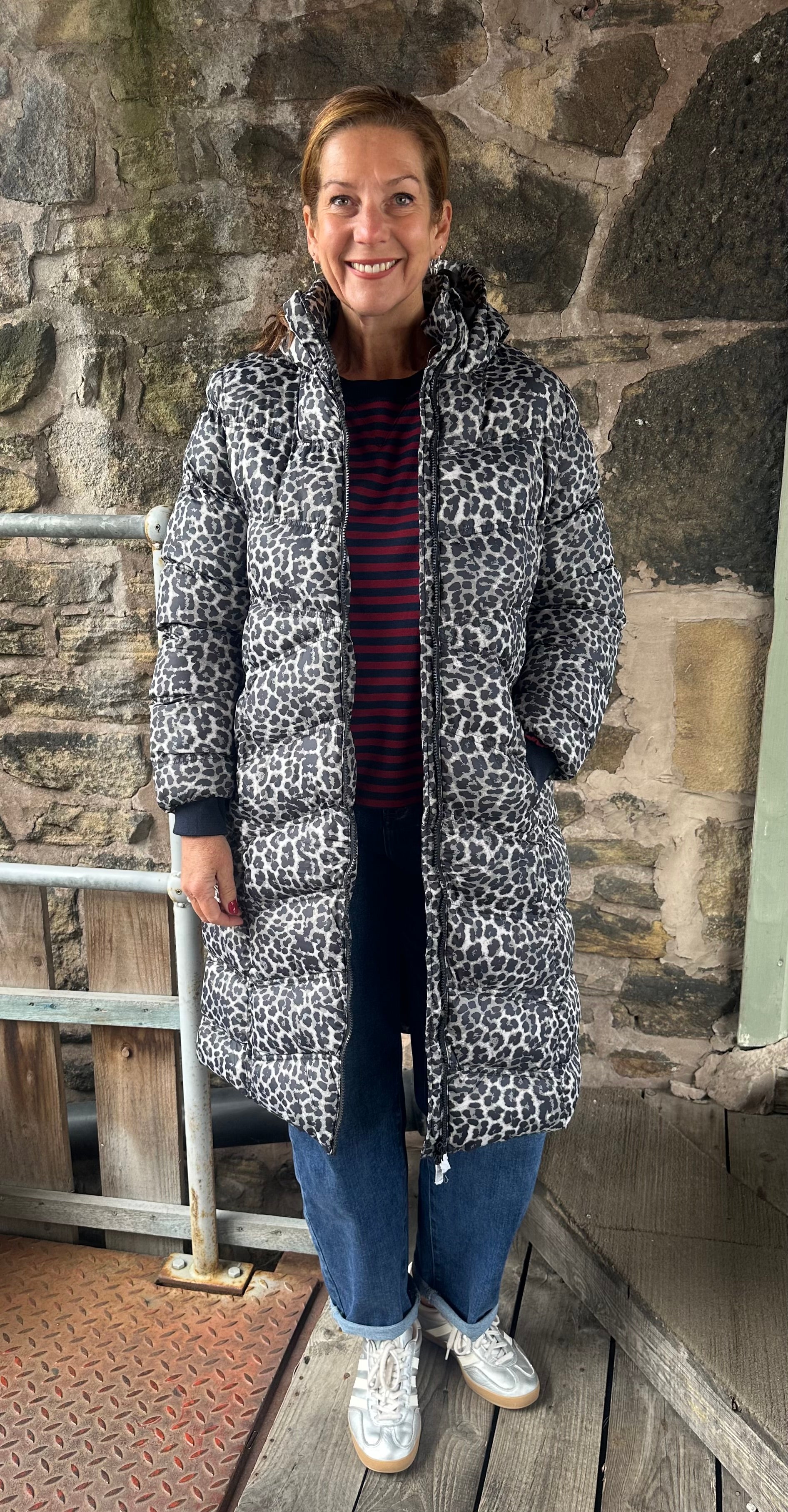 Animal Quilted Coat