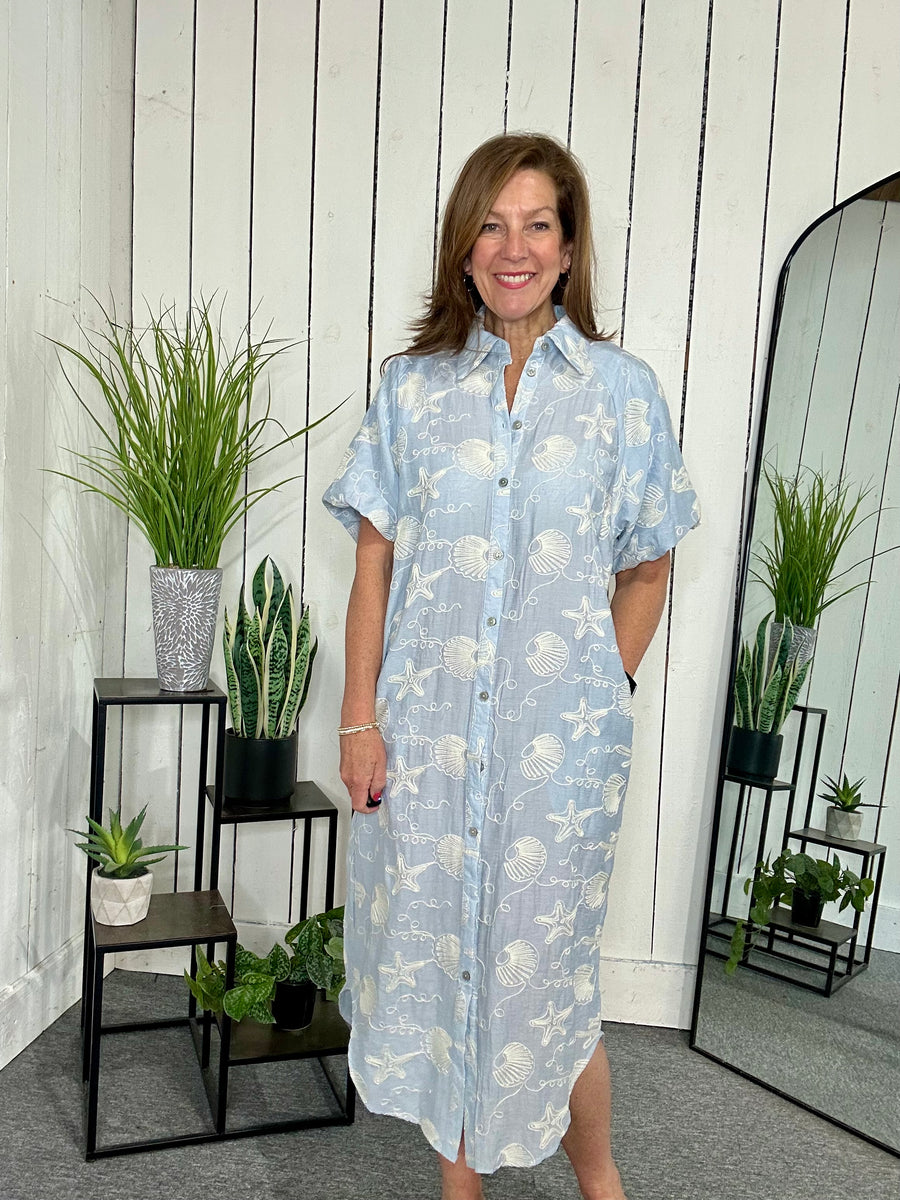 Shell Dress – Button Boutique