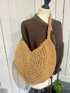 Round Crochet Bag