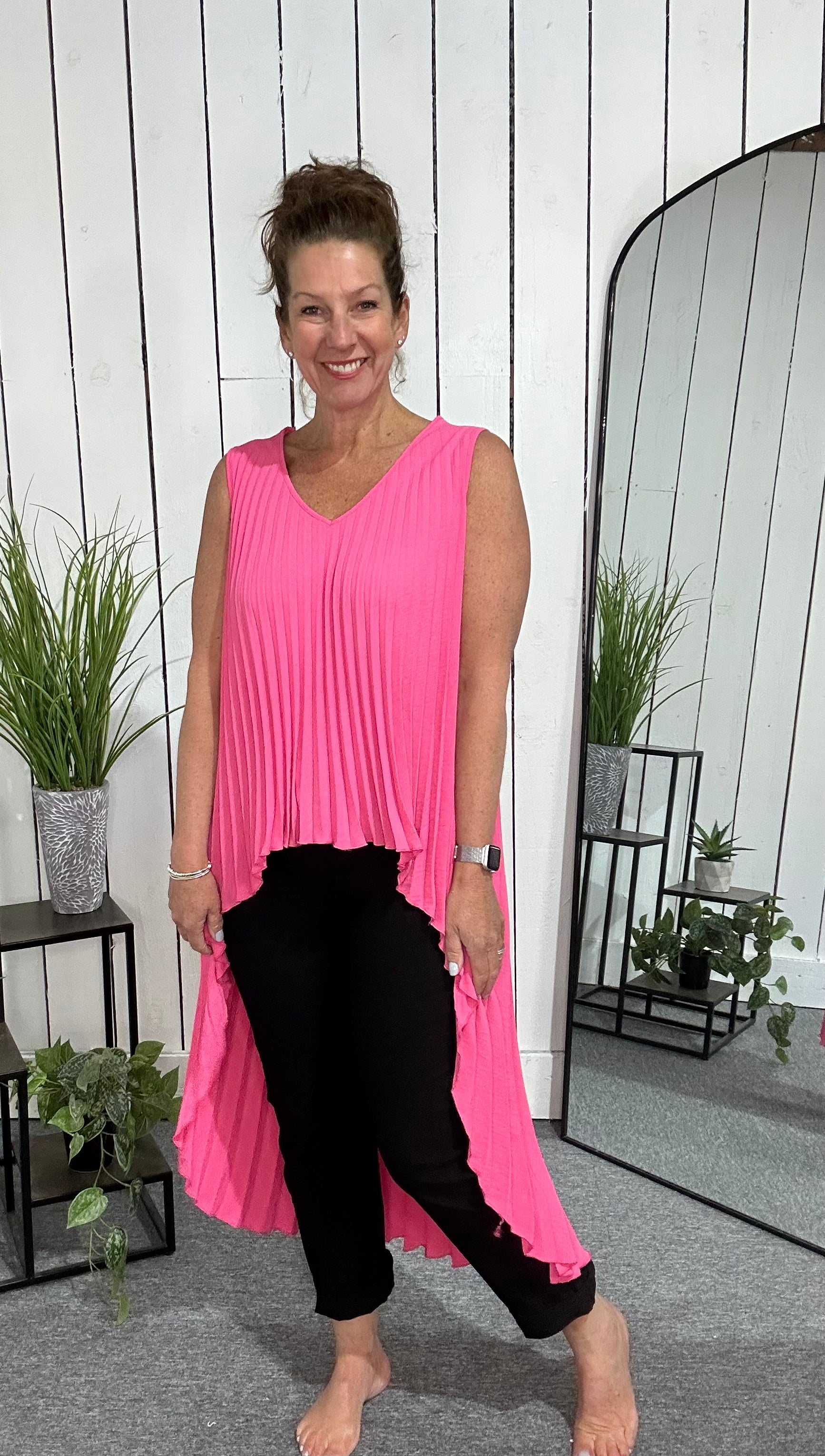 Bunny Pleat Top