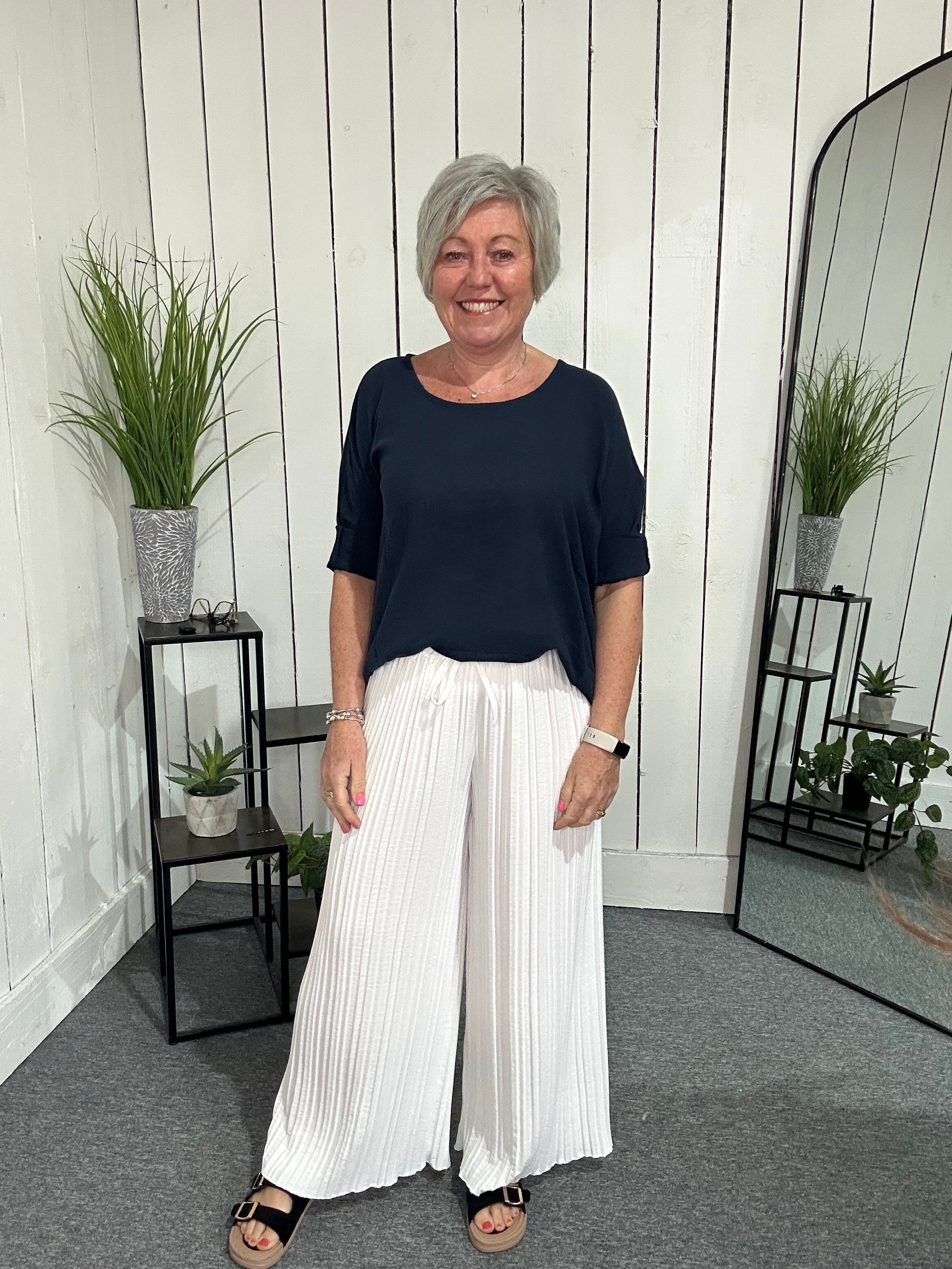Summer Pleat Trousers