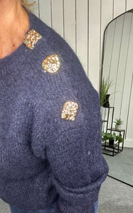 Button Shoulder Jumper