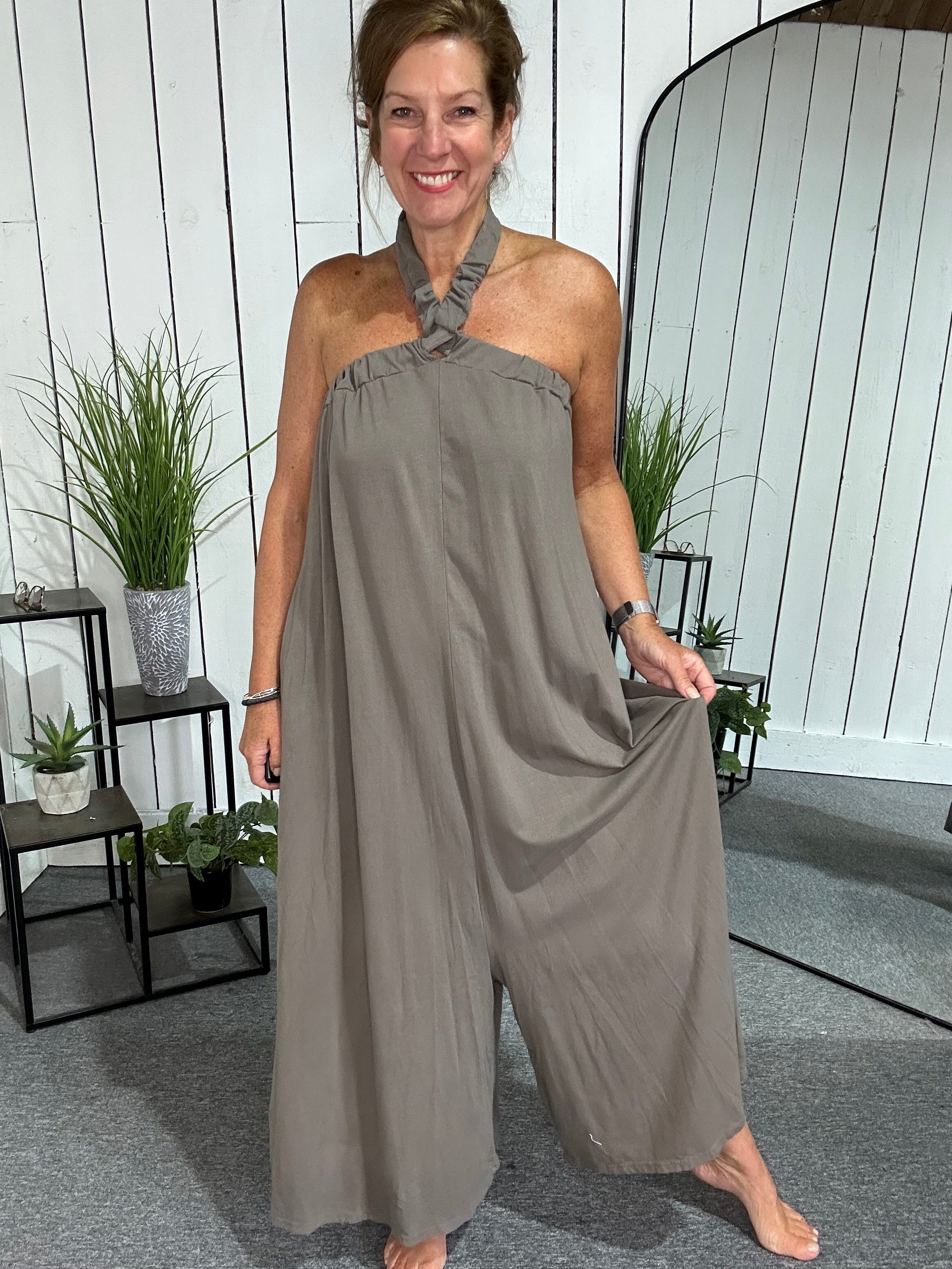 Halterneck Jumpsuit