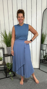 Bunny Pleat Wrap Skirt