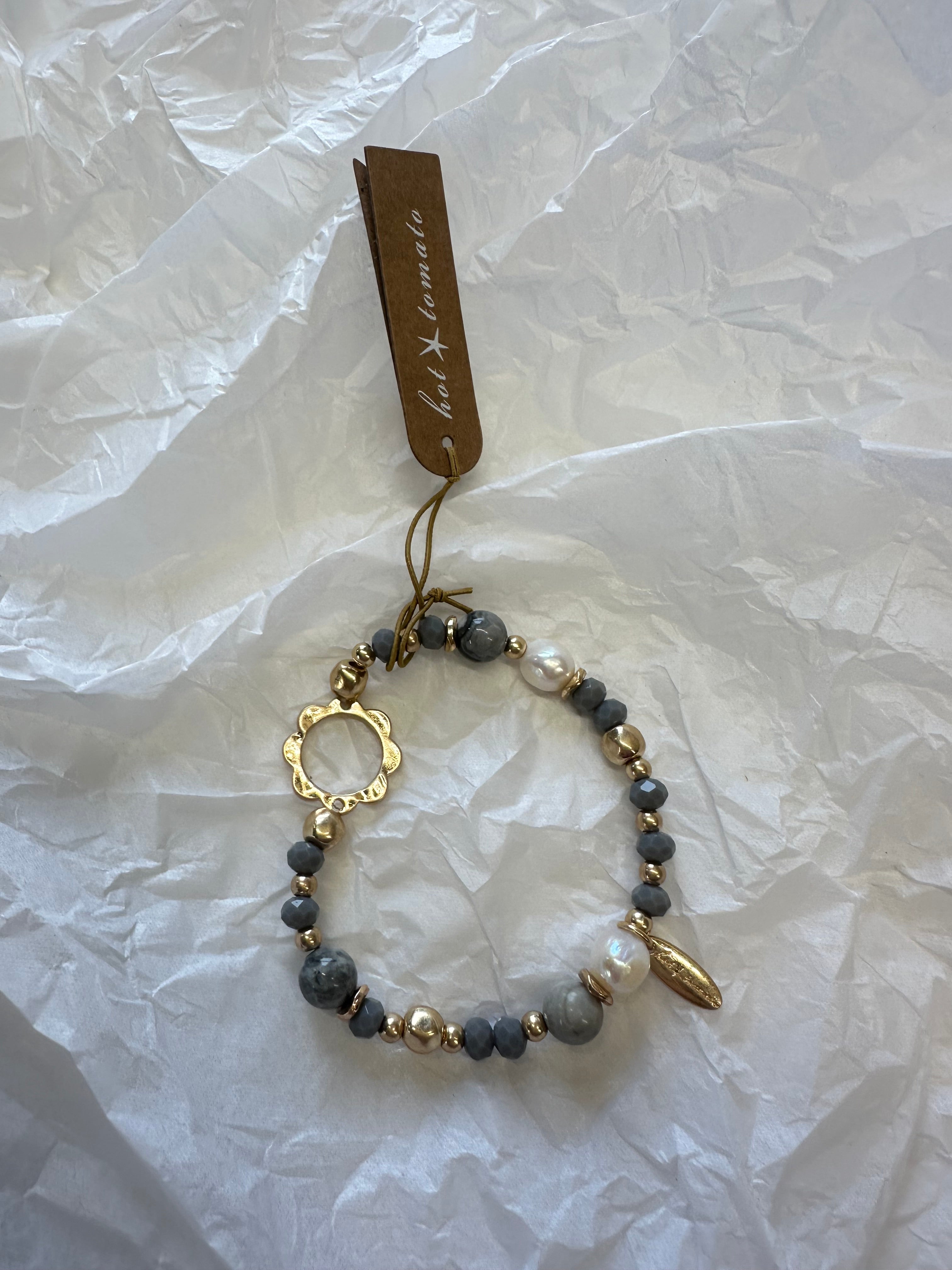 HT Pearl Flower Bracelet