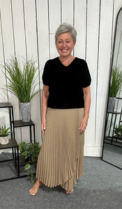 Bunny Pleat Wrap Skirt