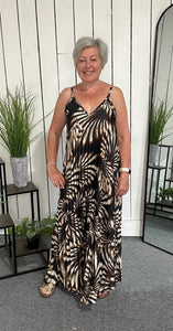 Palm Pleat Dress