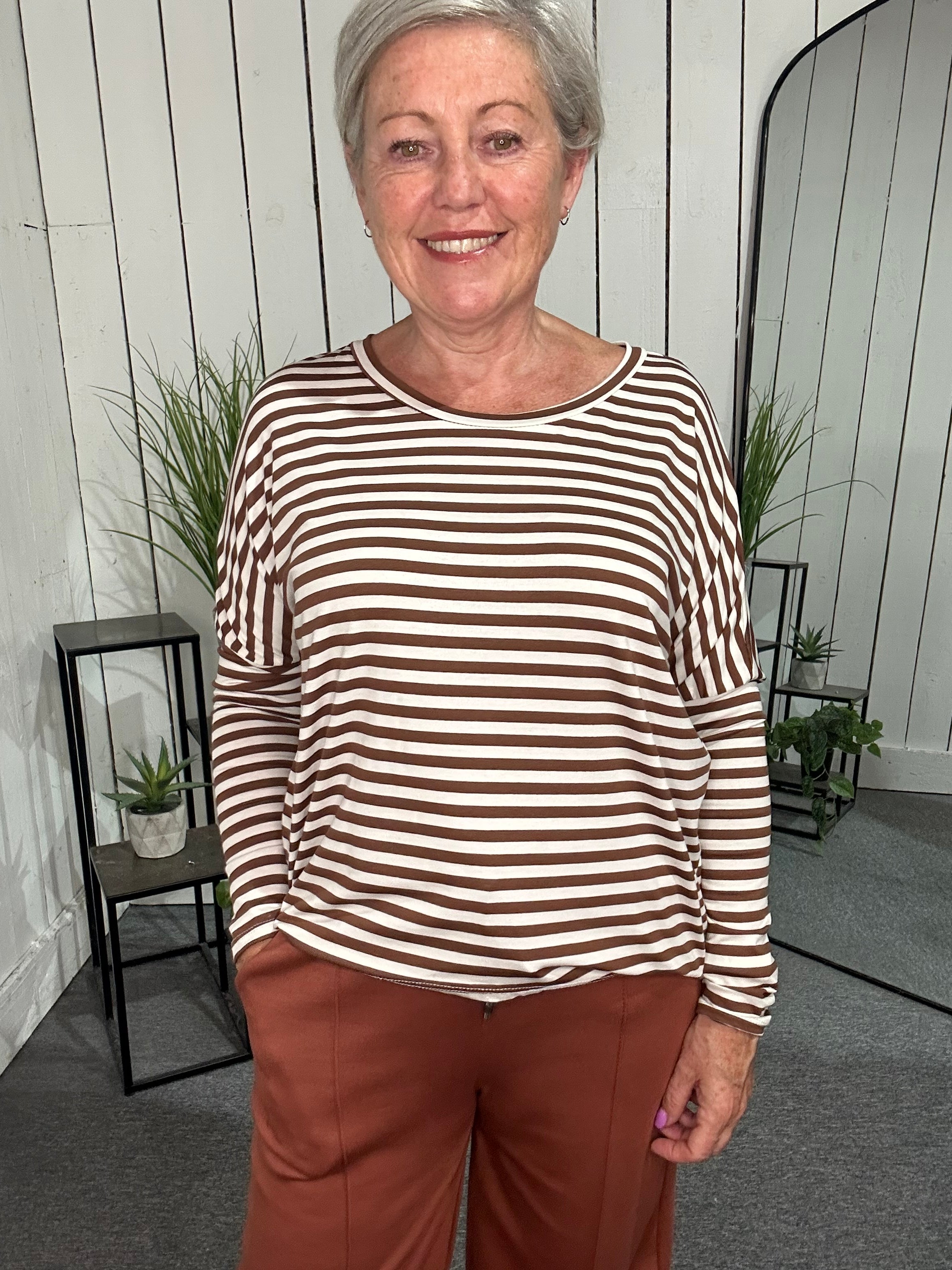 Striped Basic Top