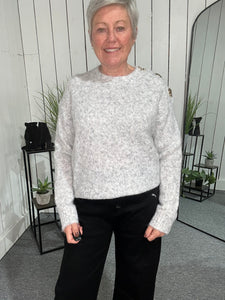 Button Shoulder Jumper