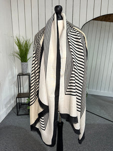 Mono Stripe Scarf