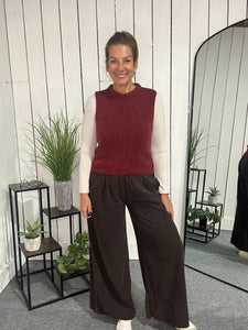 Wide leg cords