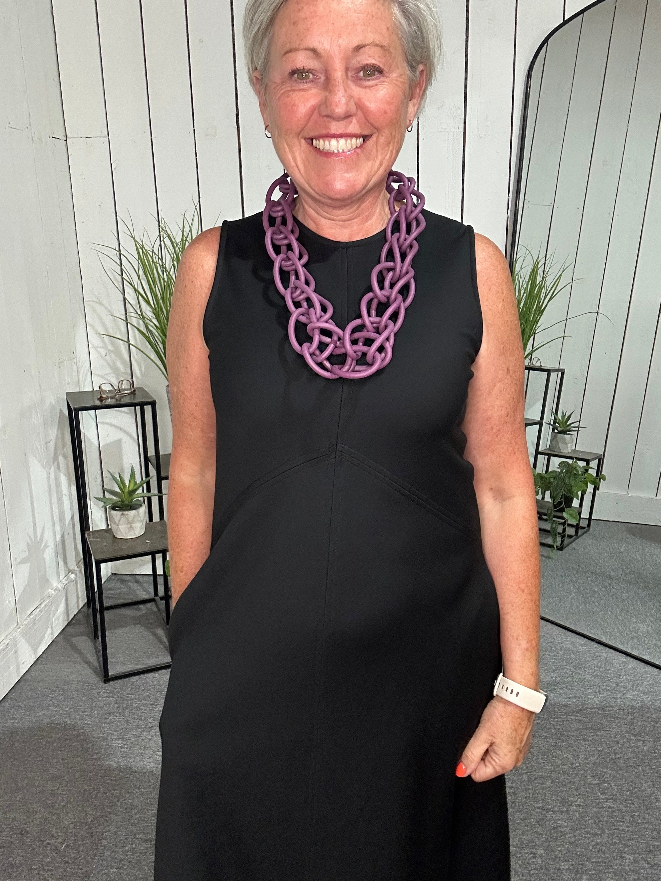 Rubber Link Necklace