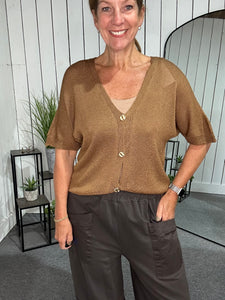 Sat Saver 23/8 Fine Knit Cardigan