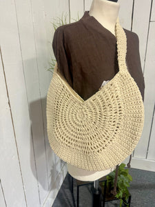 Round Crochet Bag