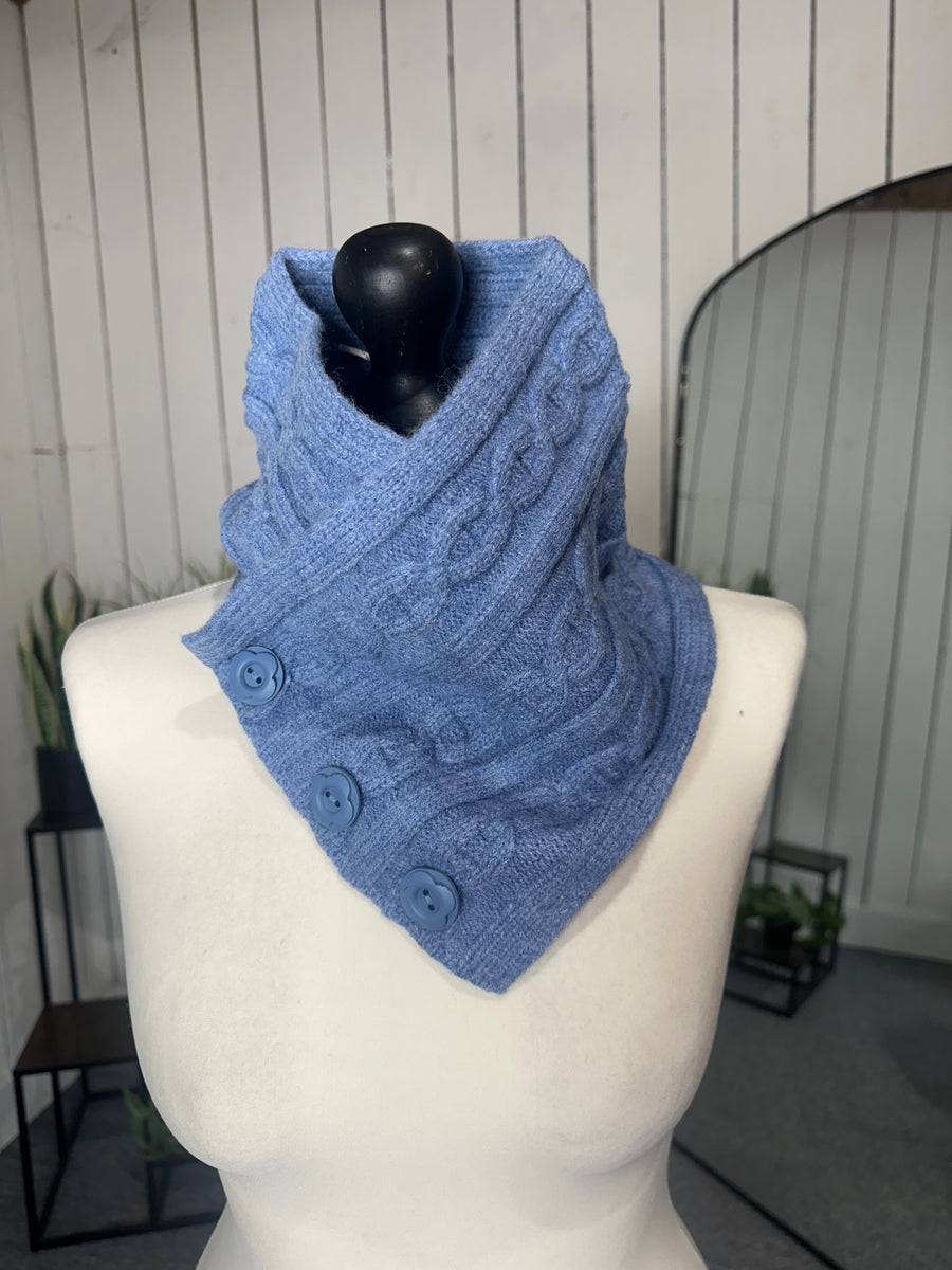 Sat Saver 6/12 Zelly Button Snood – Button Boutique