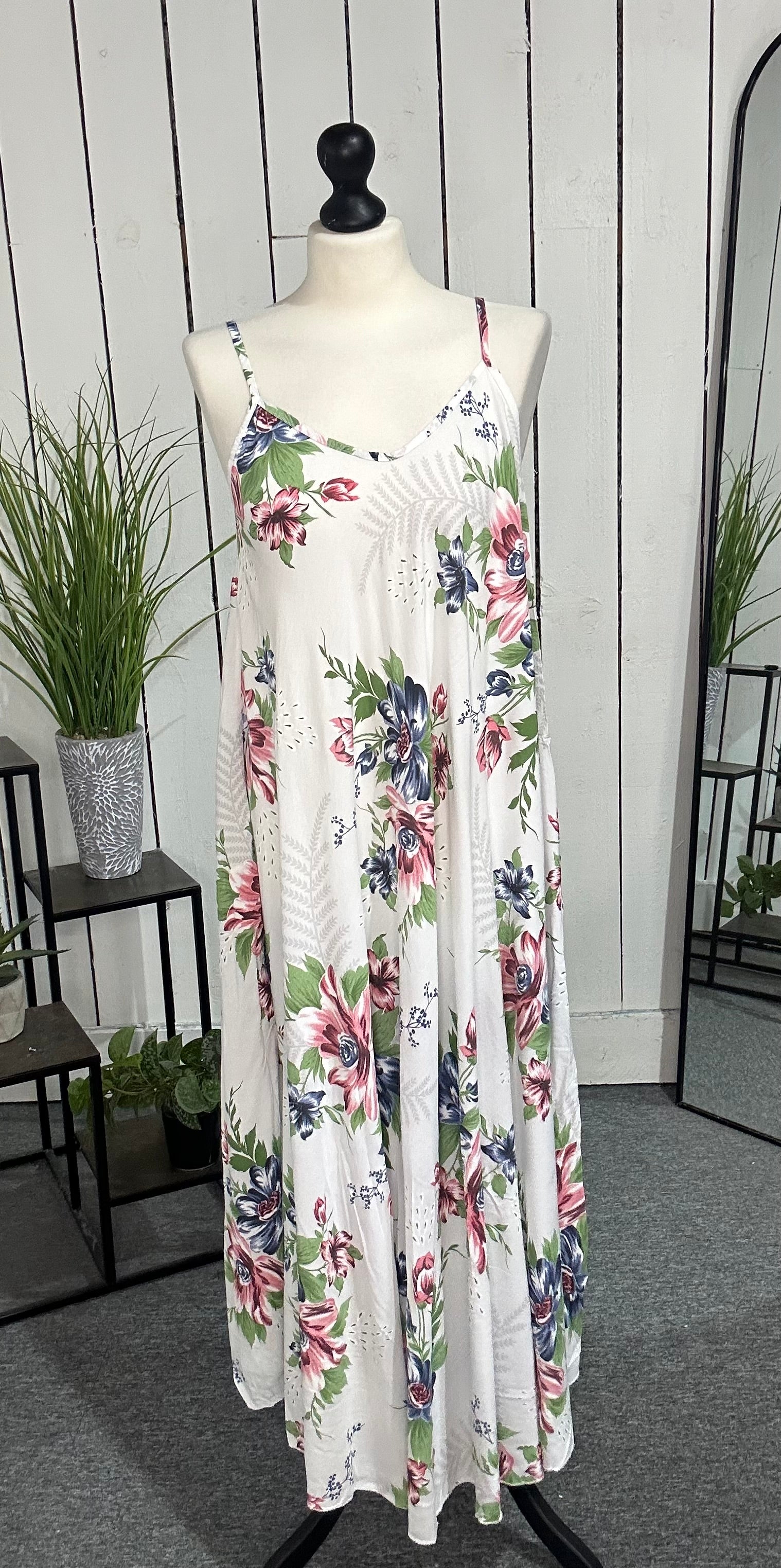 Strappy Floral Dress