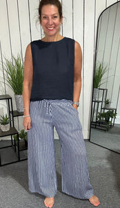 Madrid Pinstripe Trousers