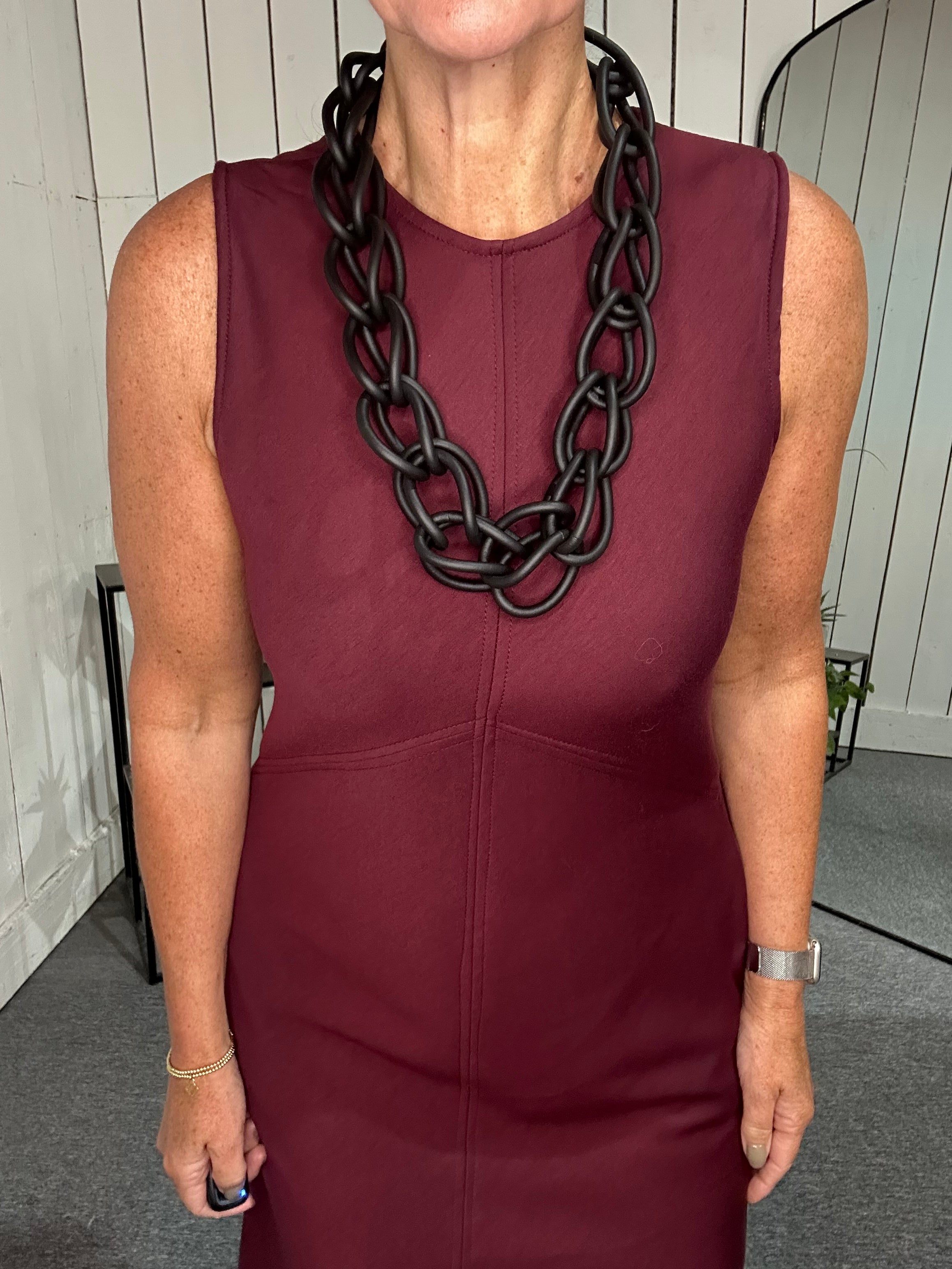 Rubber Link Necklace