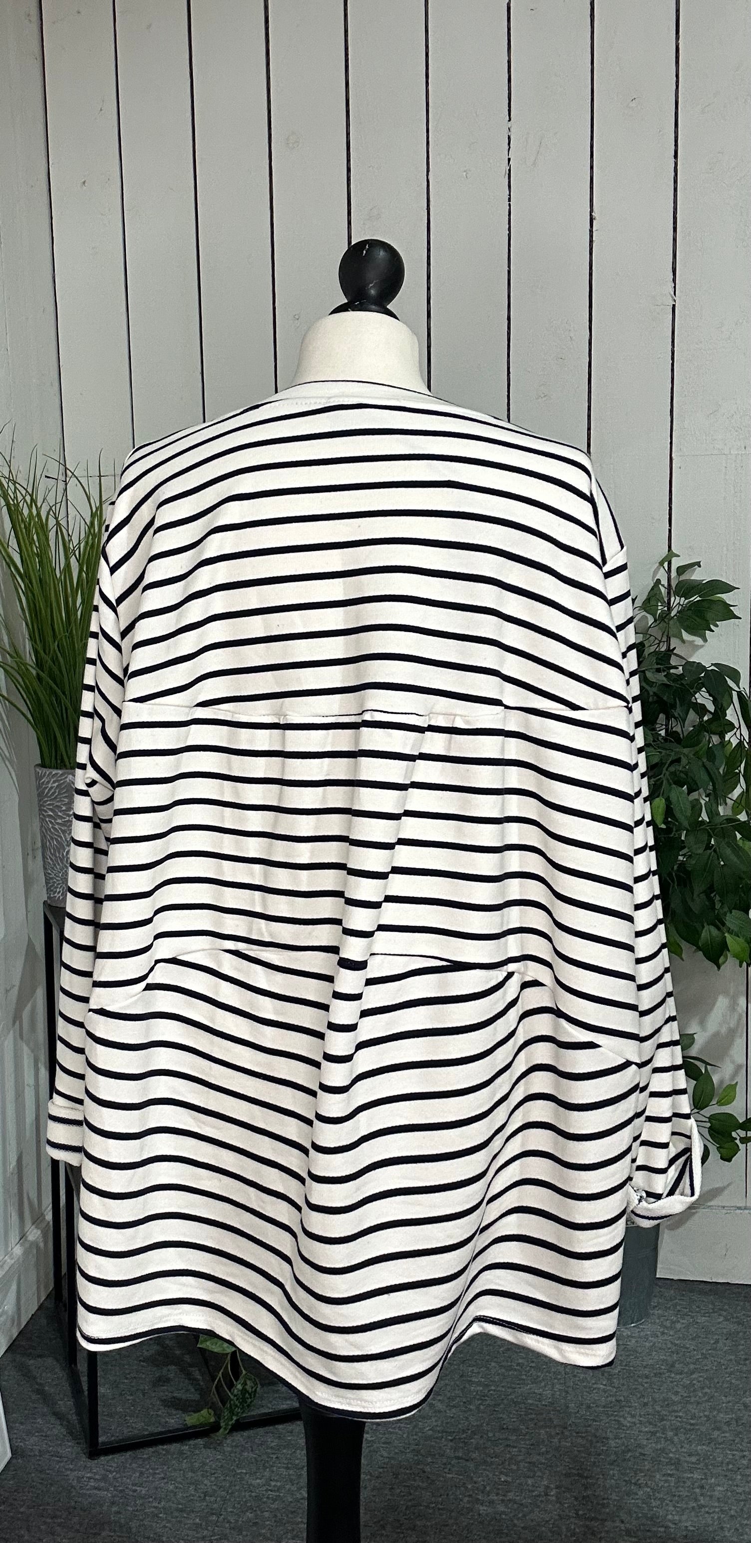 Stripe Swing Top