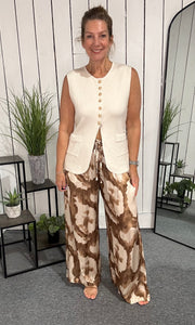 Inky Wide Leg Trousers