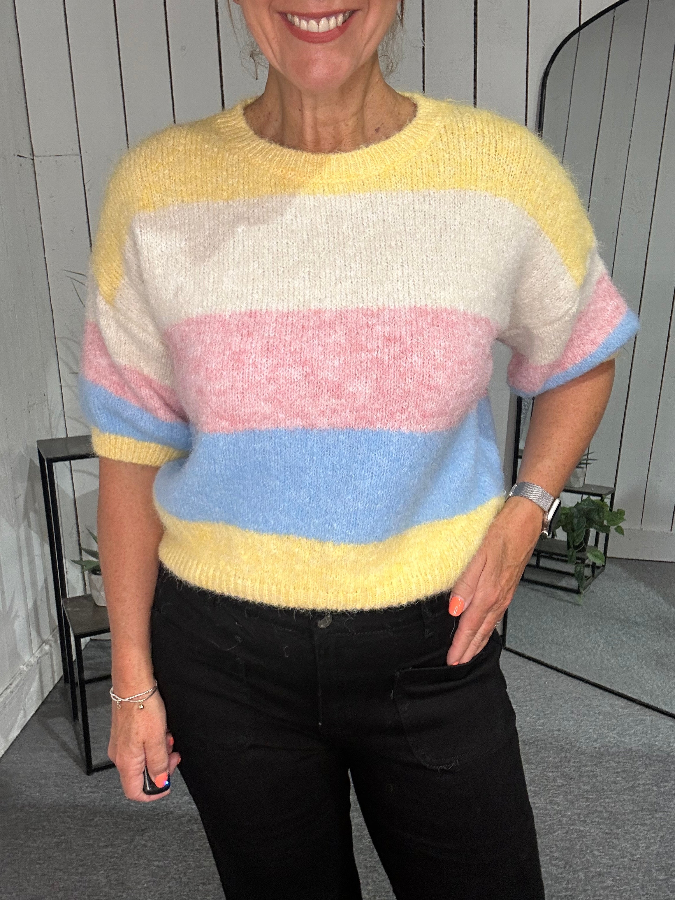 Pastel Stripe Knit