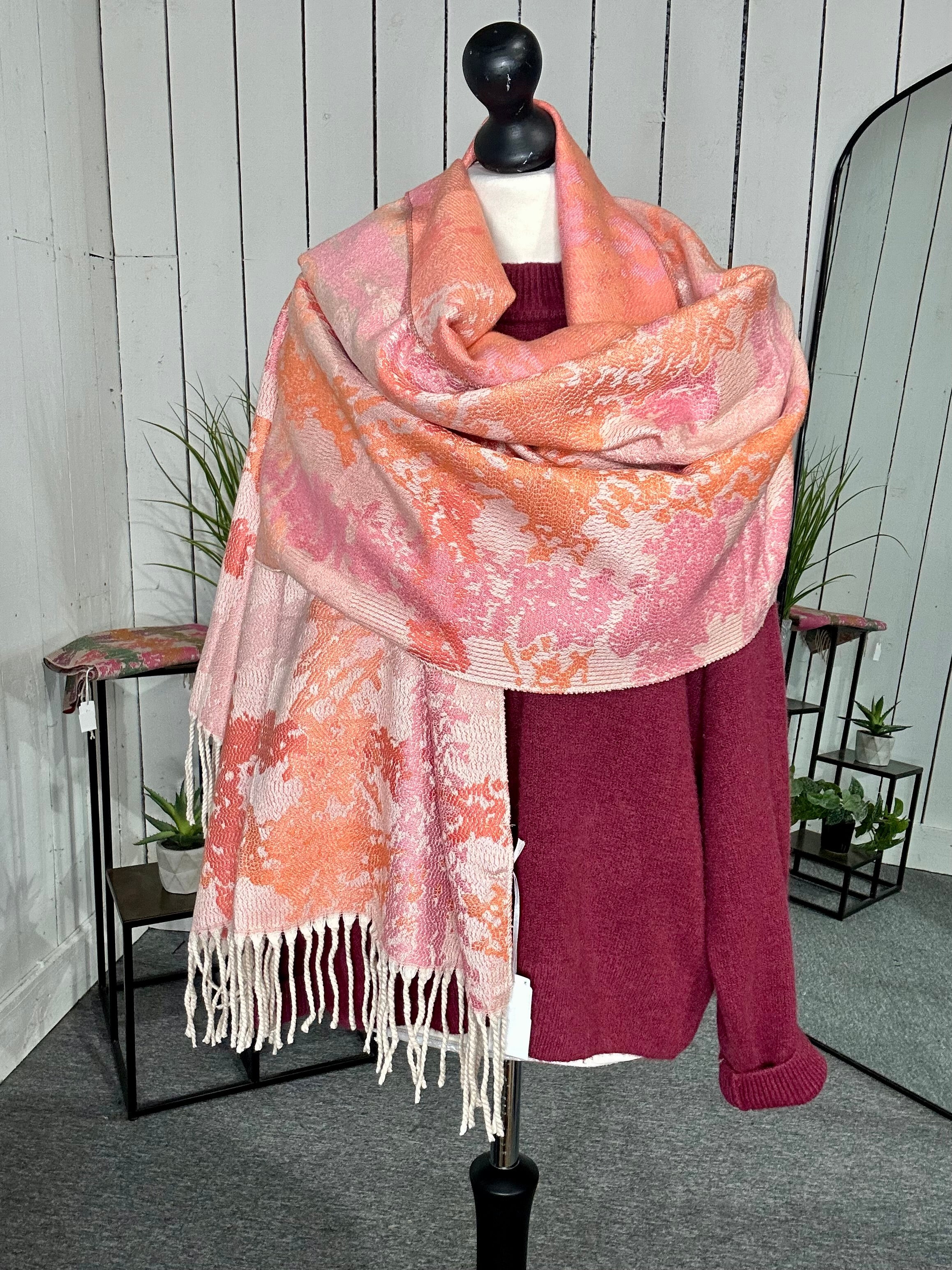 Zelly Pastel camo Scarf