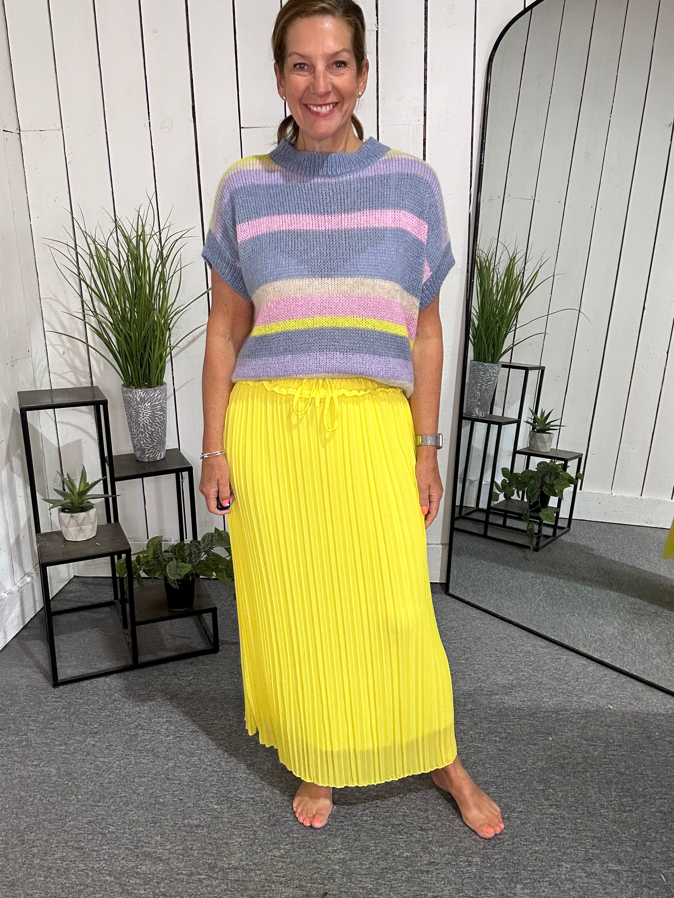 Maxi Pleated Skirt