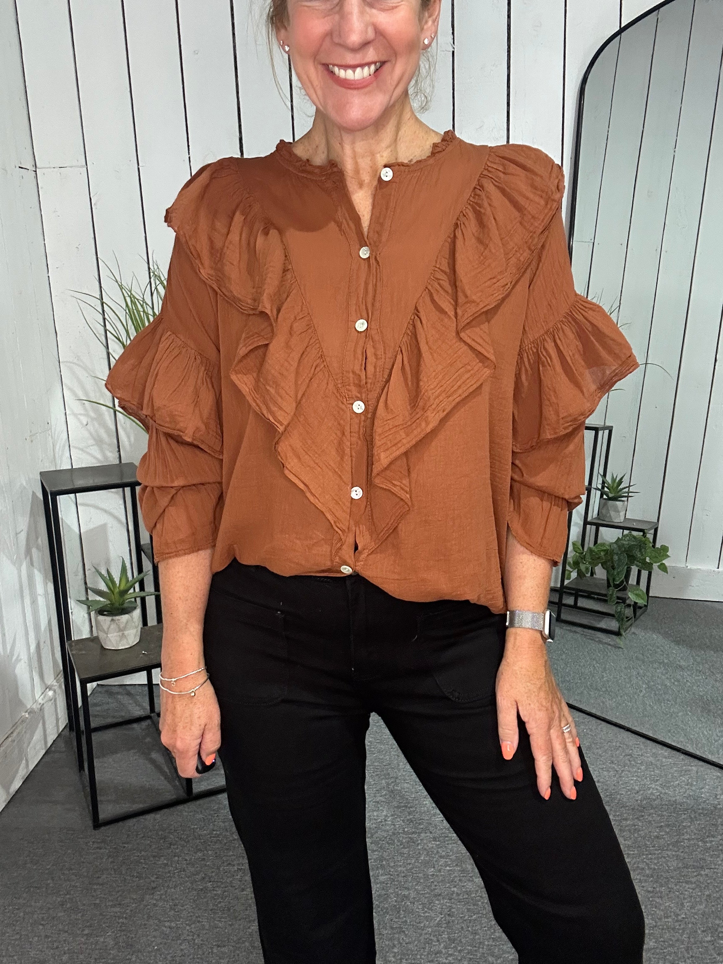 Ruffle Blouse