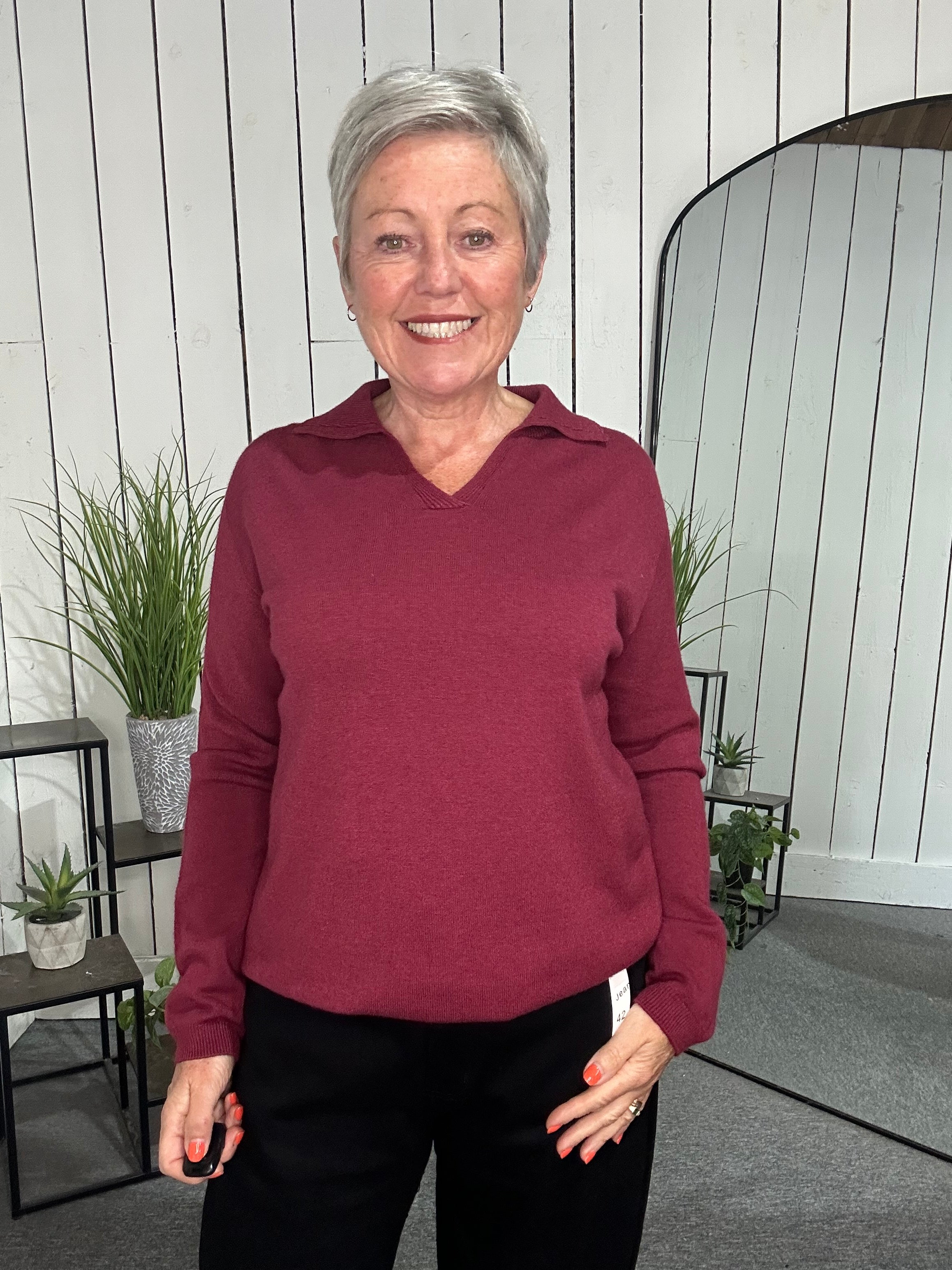 Erika Collar Knit